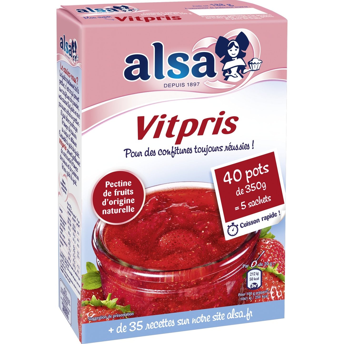 Vitpris ALSA Jam Gelling Agent
