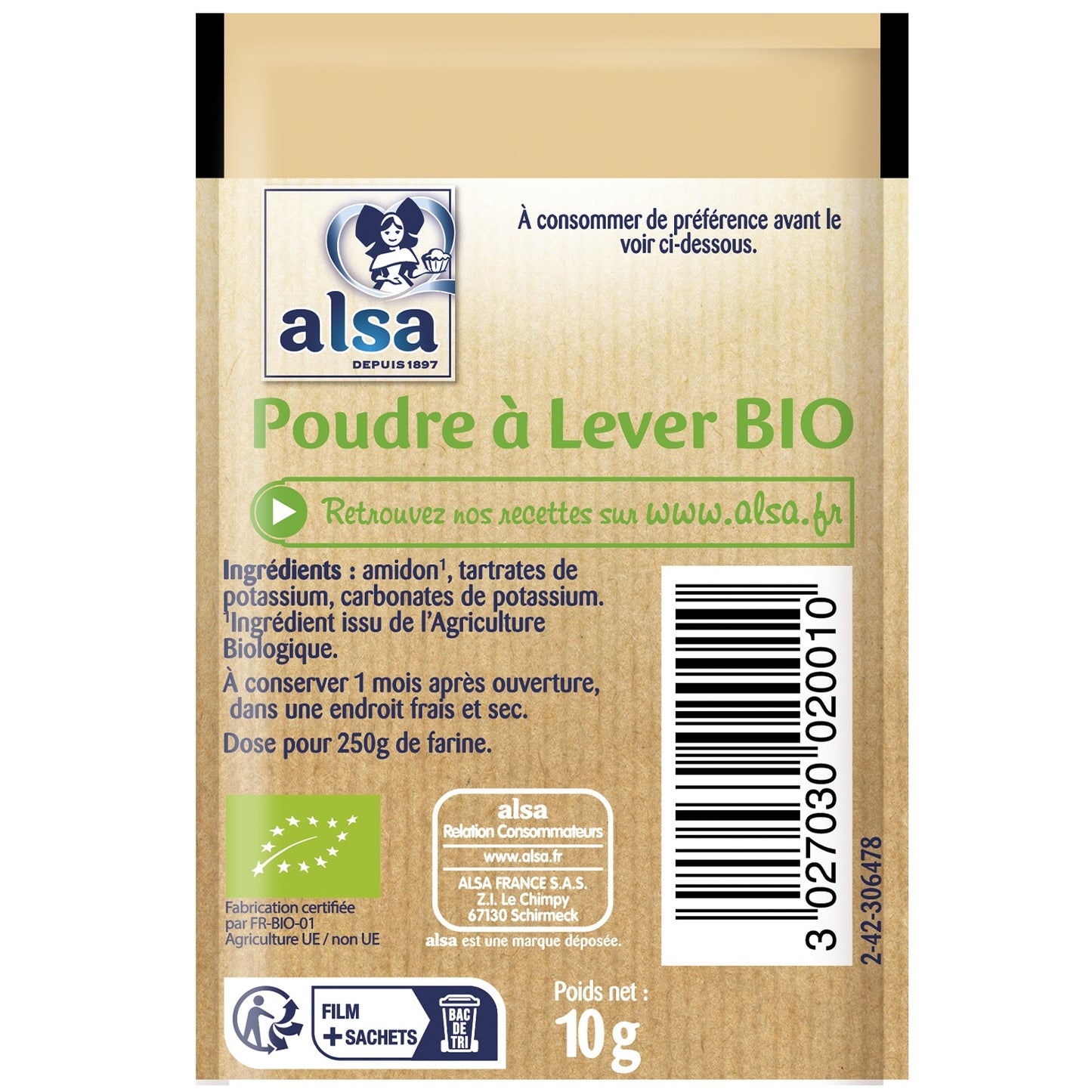 ALSA Organic Baking Powder