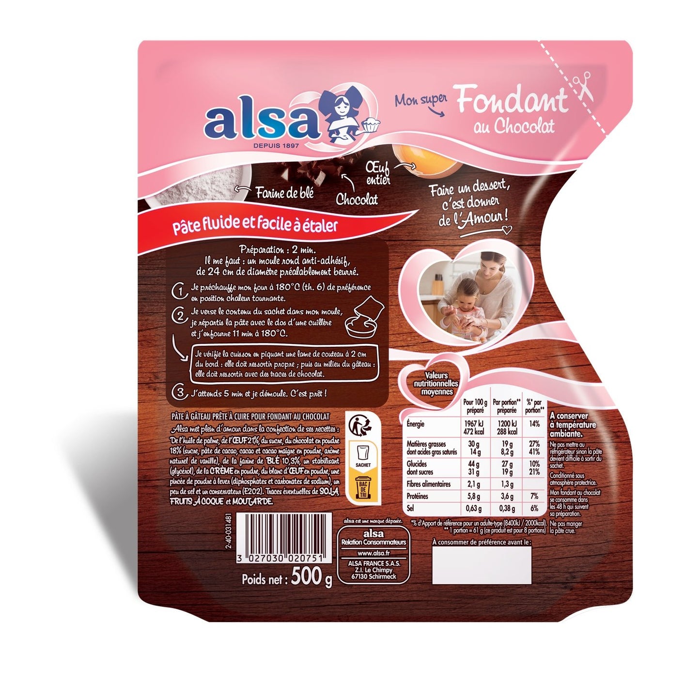 ALSA Schokoladenfondant Zubereitung