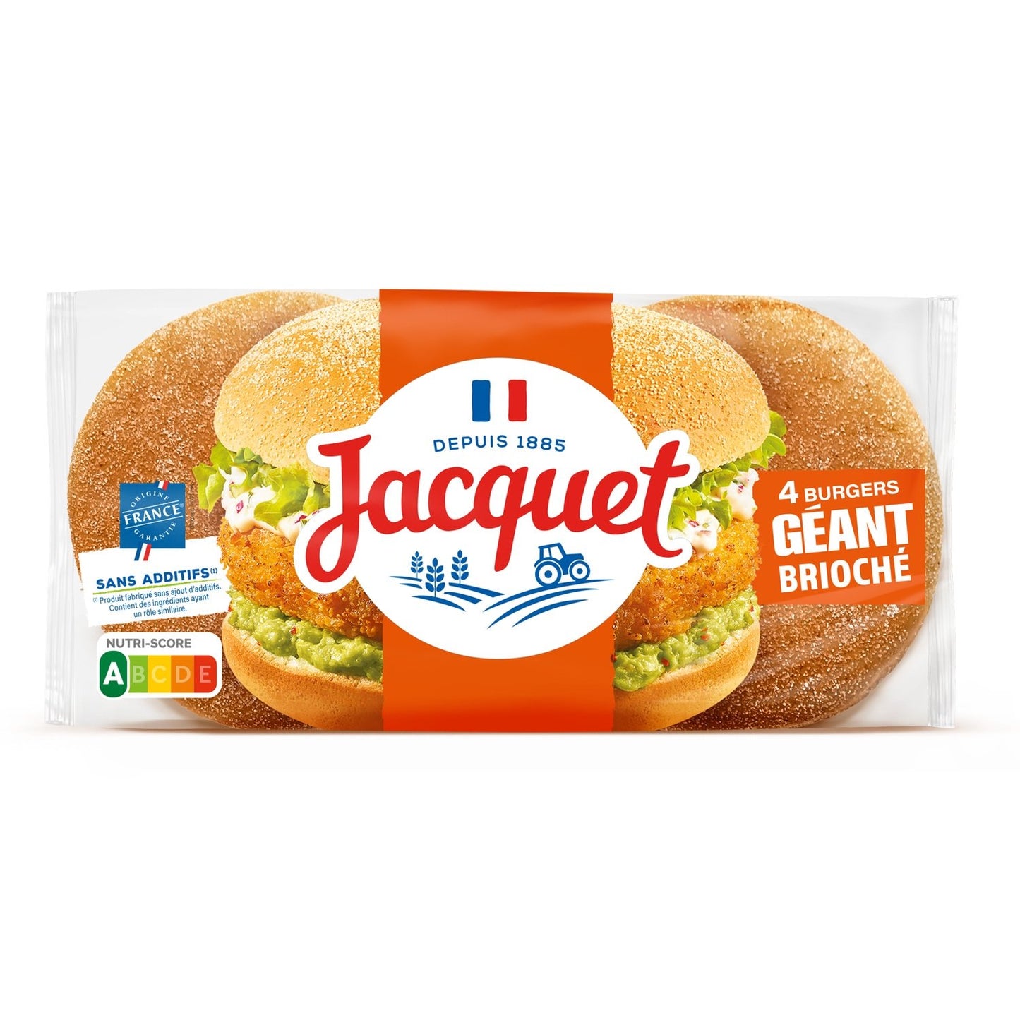 JACQUET Hamburger Brioche Bread