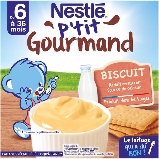 Baby Desserts 6+ Months NESTLE P'TIT GOURMAND Biscuit