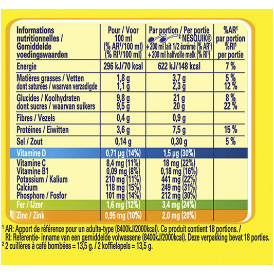 NESQUIK Chocolate Powder