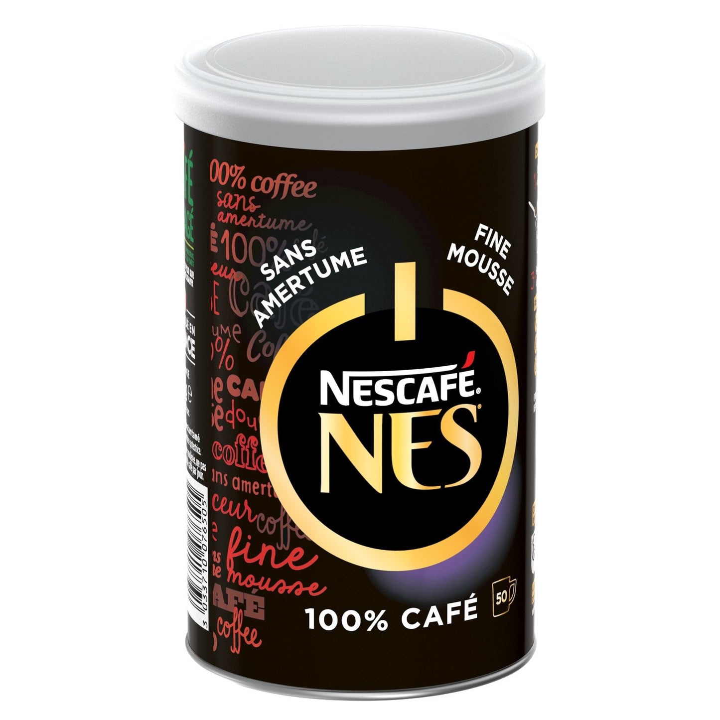 Café Soluble Pur Arabica NESCAFE la boîte de 100g - 50 tasses