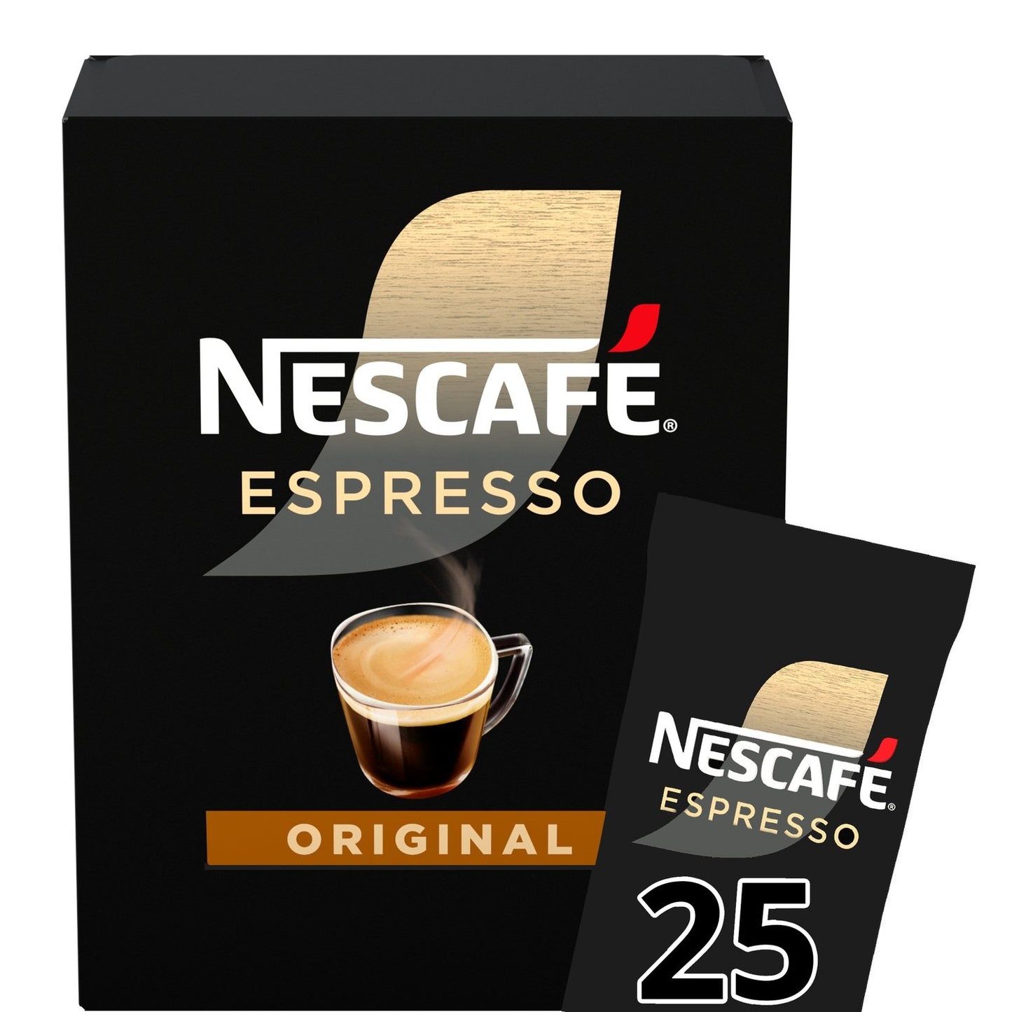 Café Soluble Espresso Original NESCAFE la boîte de 45g - 25 sticks