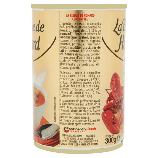 Bisque de Homard Velouté Homard, Langoustine, Crabe LIEBIG