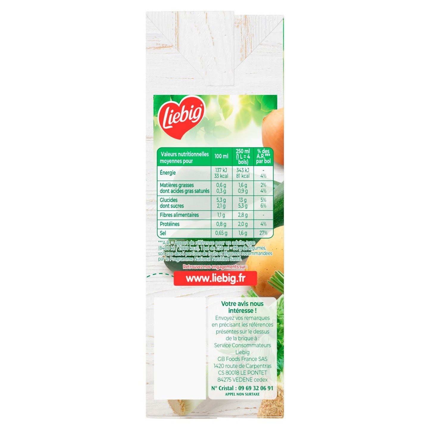 LIEBIG Bio Karotten-Kartoffel-Zwiebelsuppe