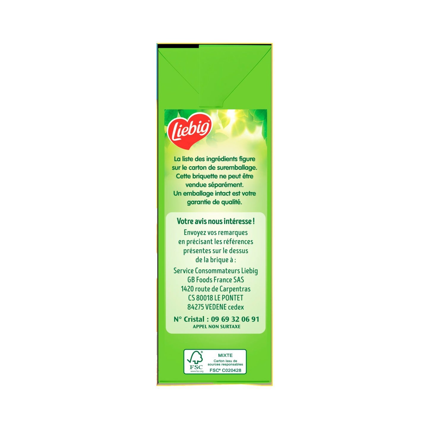 LIEBIG 10 Vegetable Cream Soup with Sour Cream