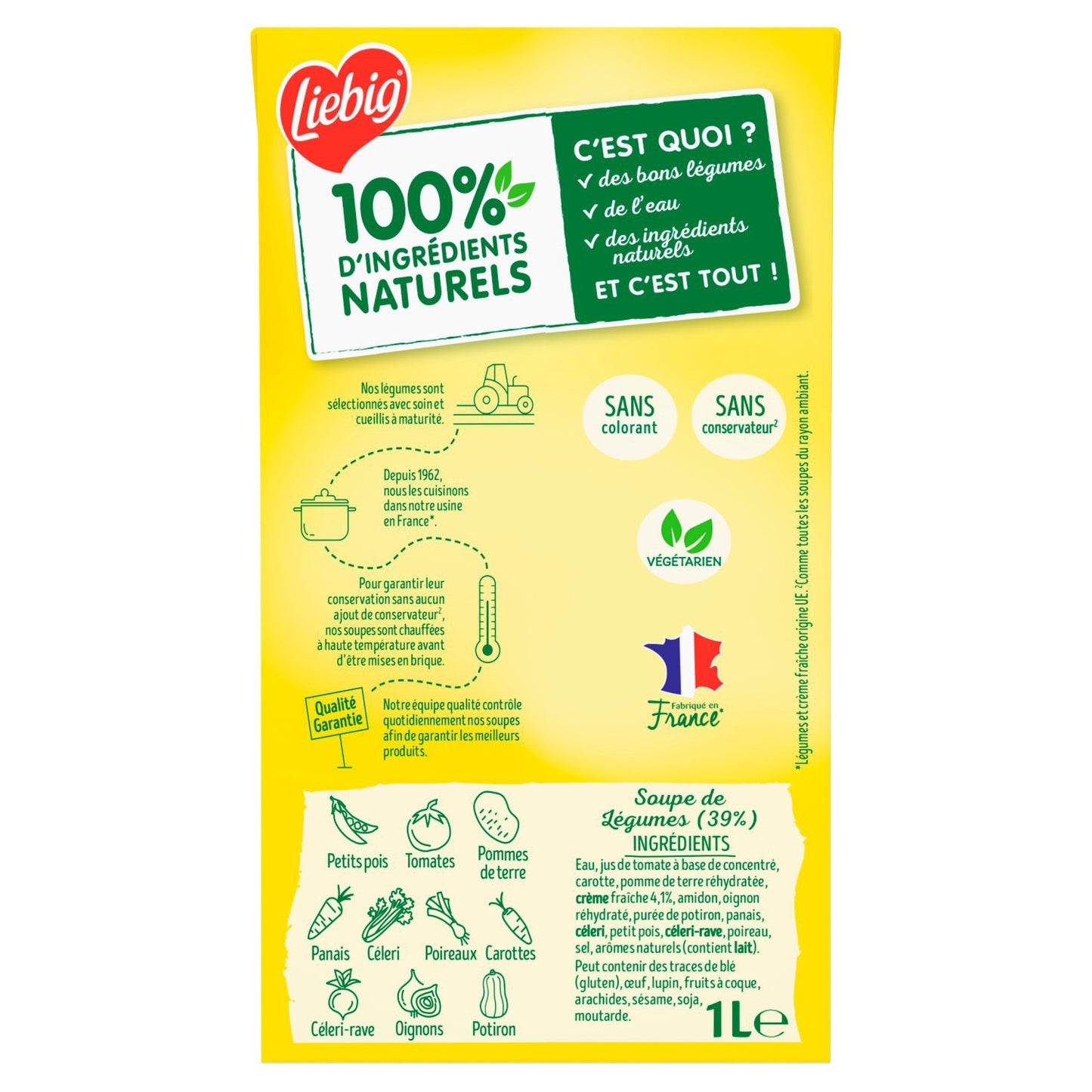 LIEBIG 10 Gemüse-Crème-fraîche-Cremesuppe