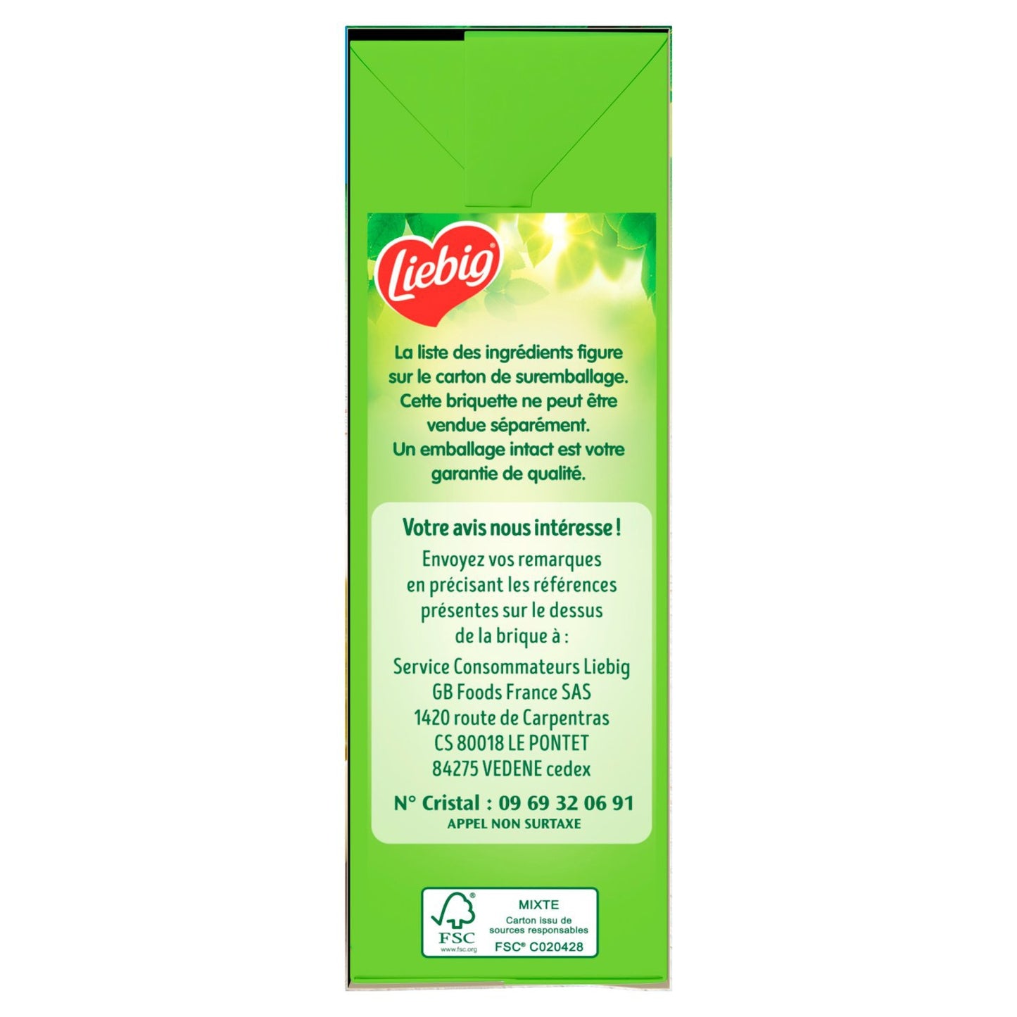 LIEBIG Bio Grüne Gemüsesuppe