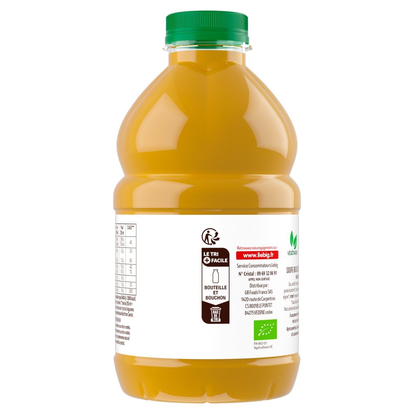 LIEBIG Bio Karotten-Kürbis-Tomaten-Velouté-Suppe