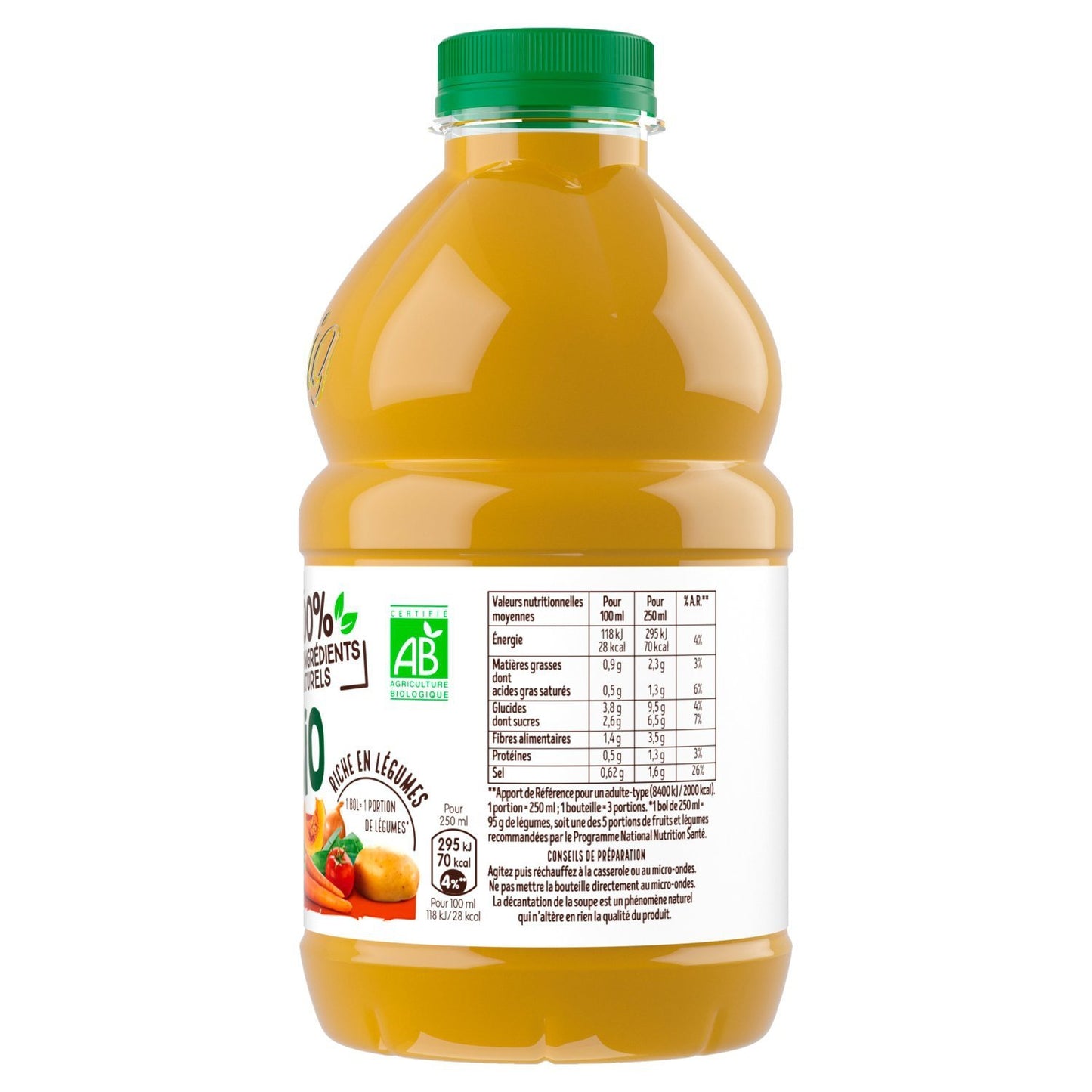 LIEBIG Bio Karotten-Kürbis-Tomaten-Velouté-Suppe