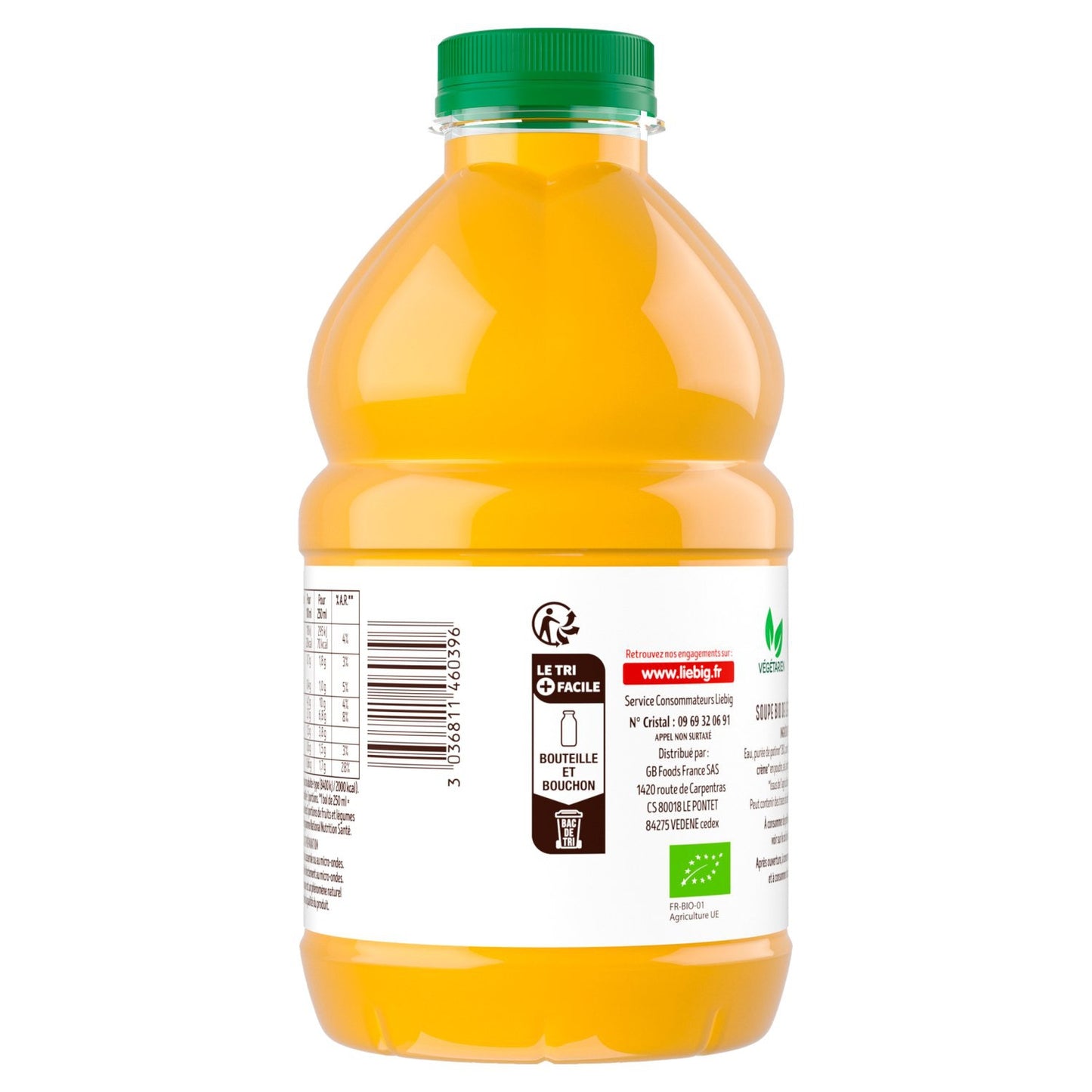 LIEBIG Bio Kürbis-Karotten-Velouté-Suppe