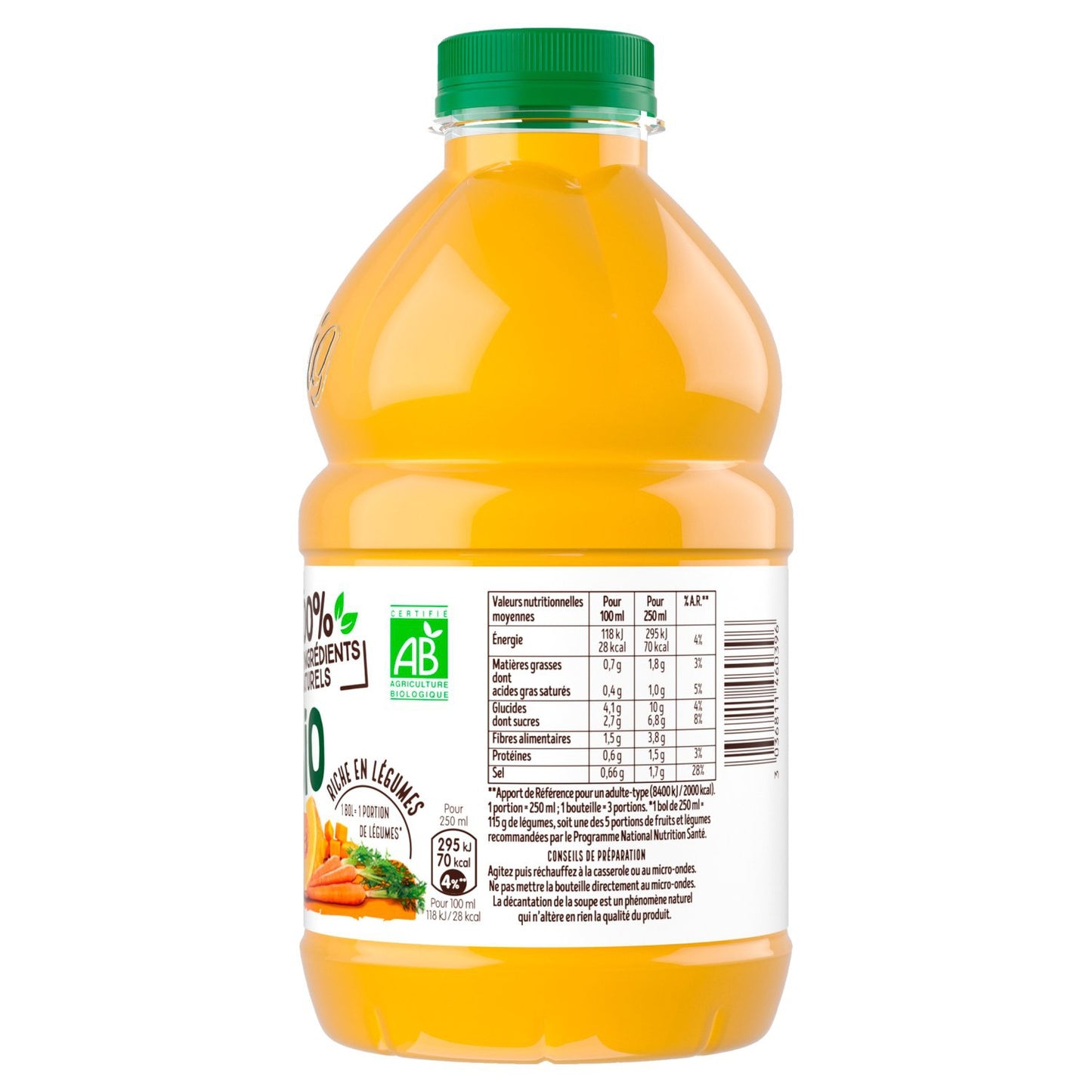 LIEBIG Bio Kürbis-Karotten-Velouté-Suppe