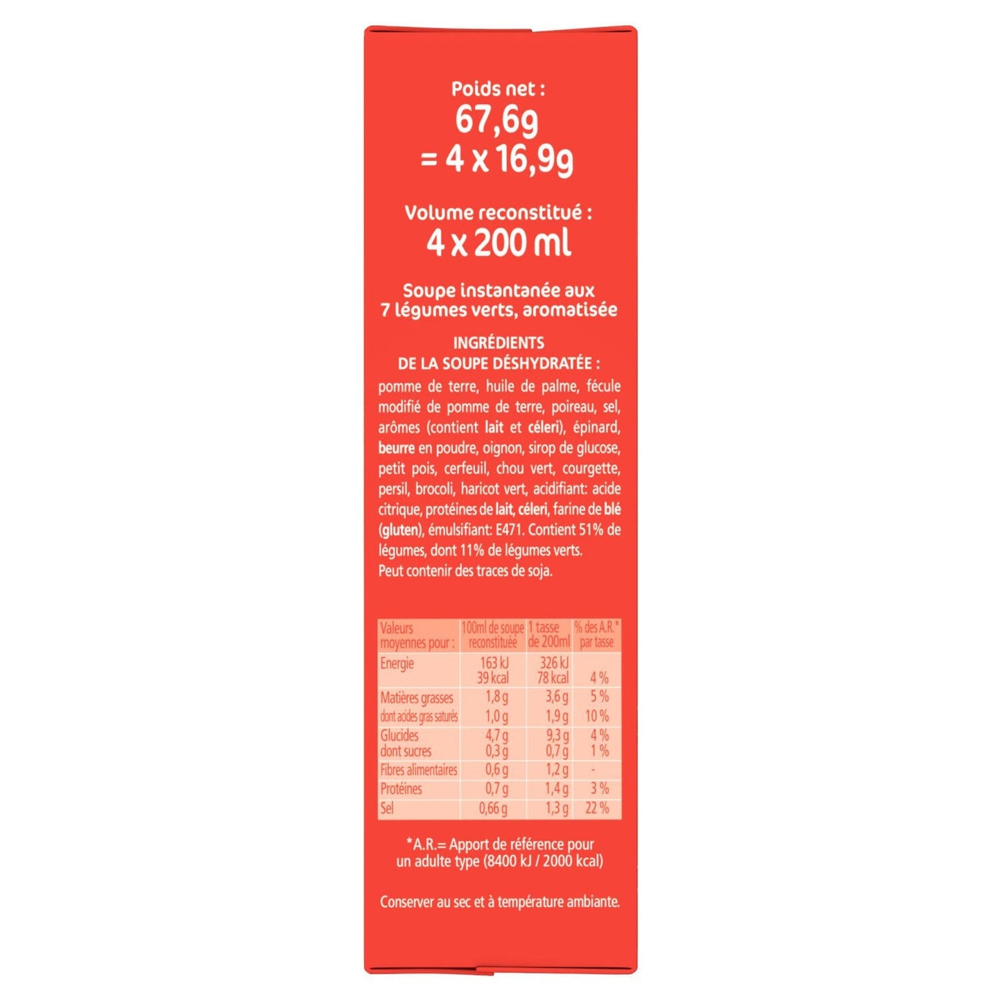 ROYCO Dehydrated Soup with 7 Green Vegetables
