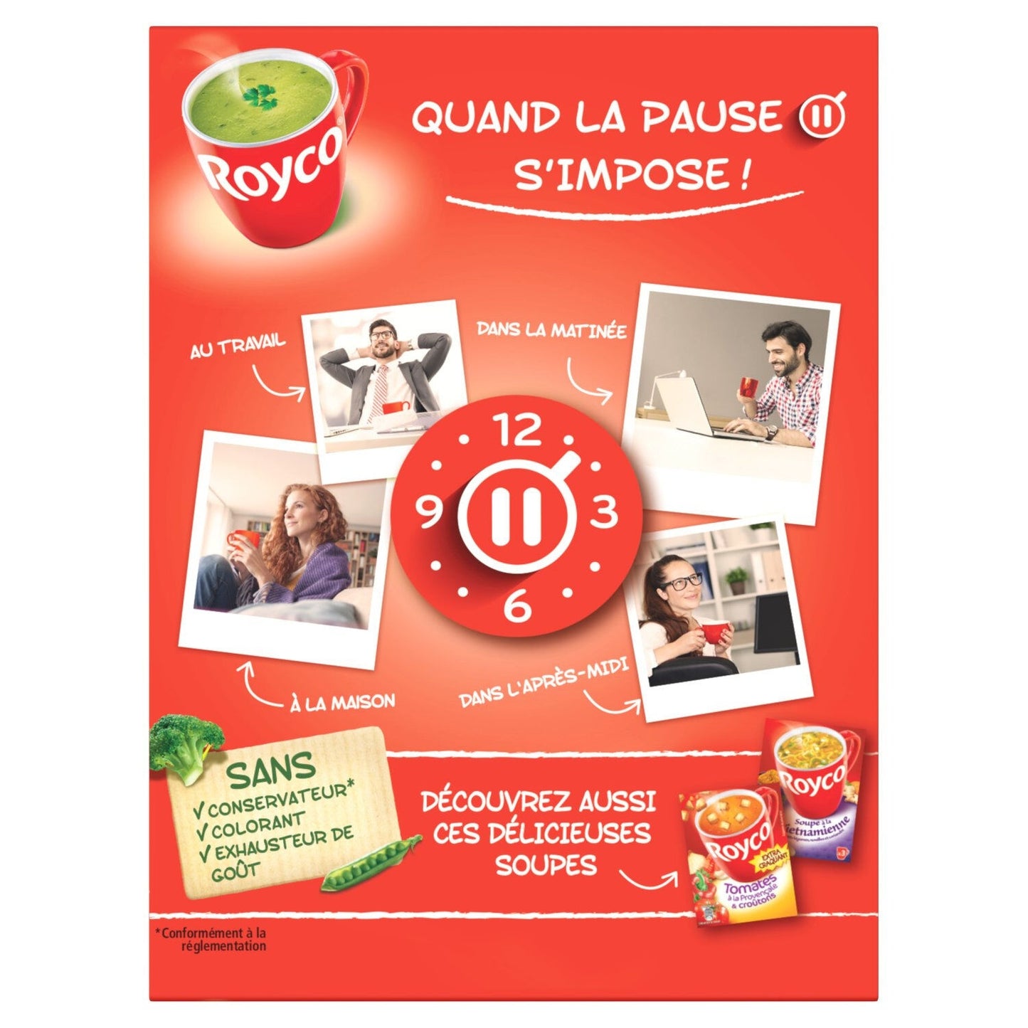 ROYCO Dehydrated Soup with 7 Green Vegetables
