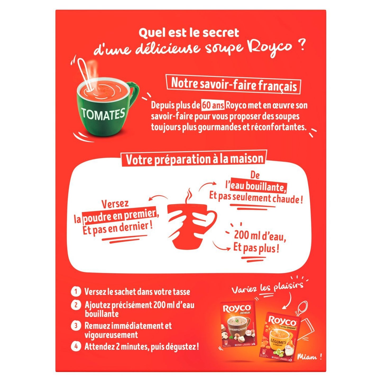 ROYCO Dehydrierte provenzalische Tomatensuppe