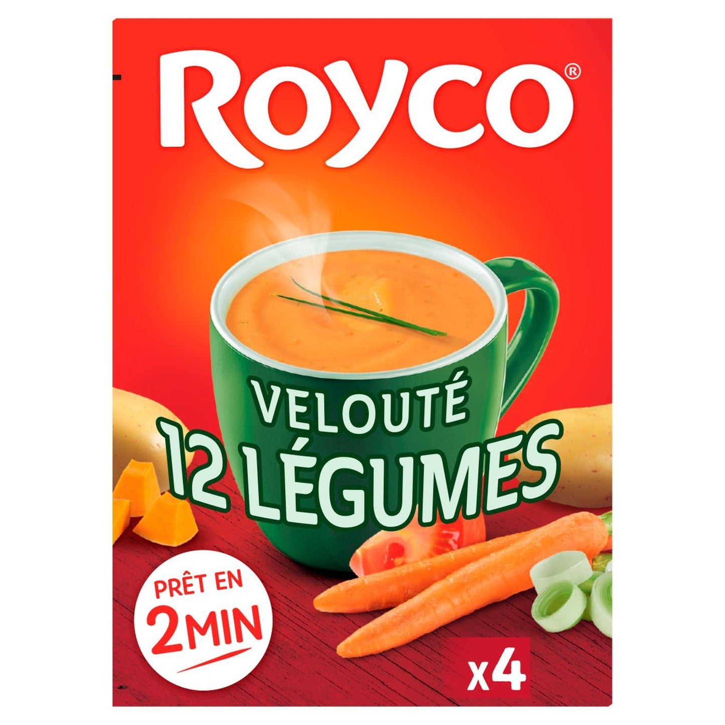 Soupe Velouté 12 Légumes ROYCO les 4 sachets de 800mL