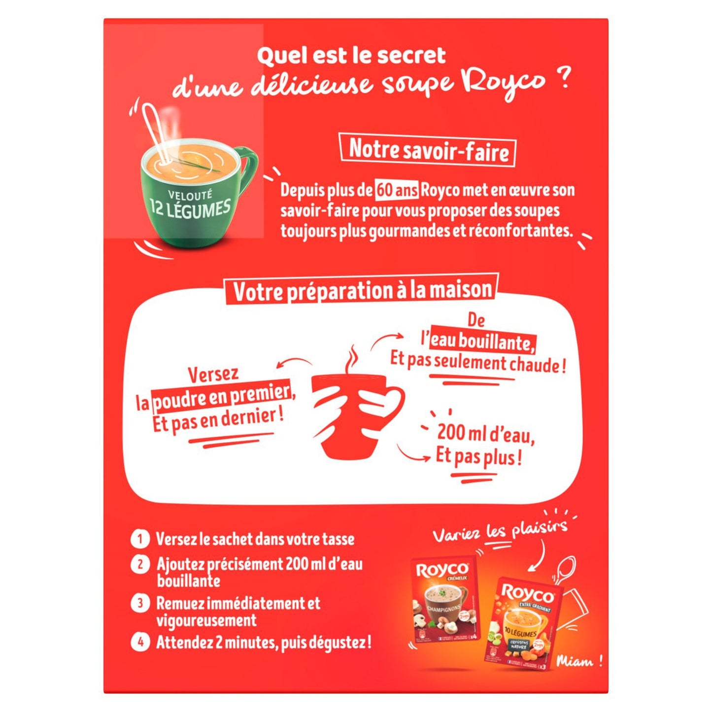 ROYCO 12 Gemüse-Velouté-Suppe