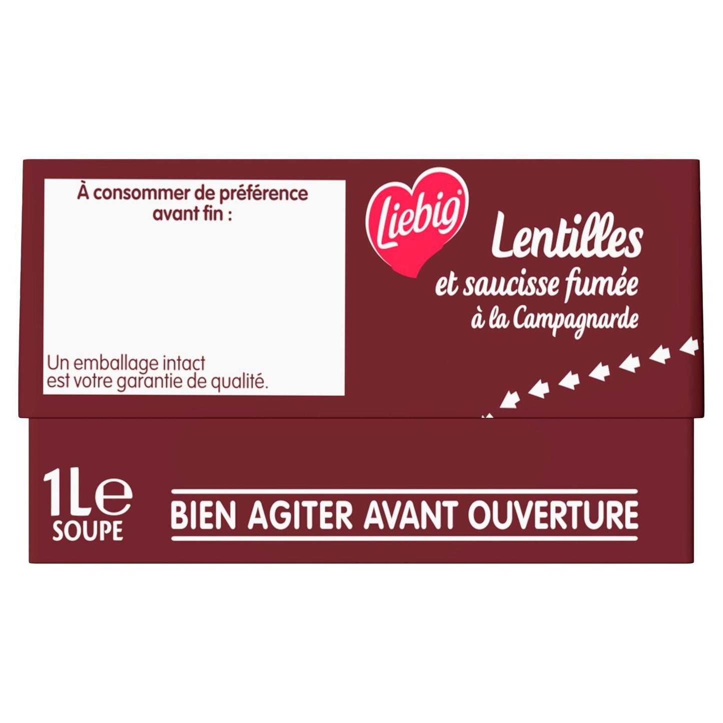 LIEBIG Linsen-Räucherwurst-Velouté-Suppe