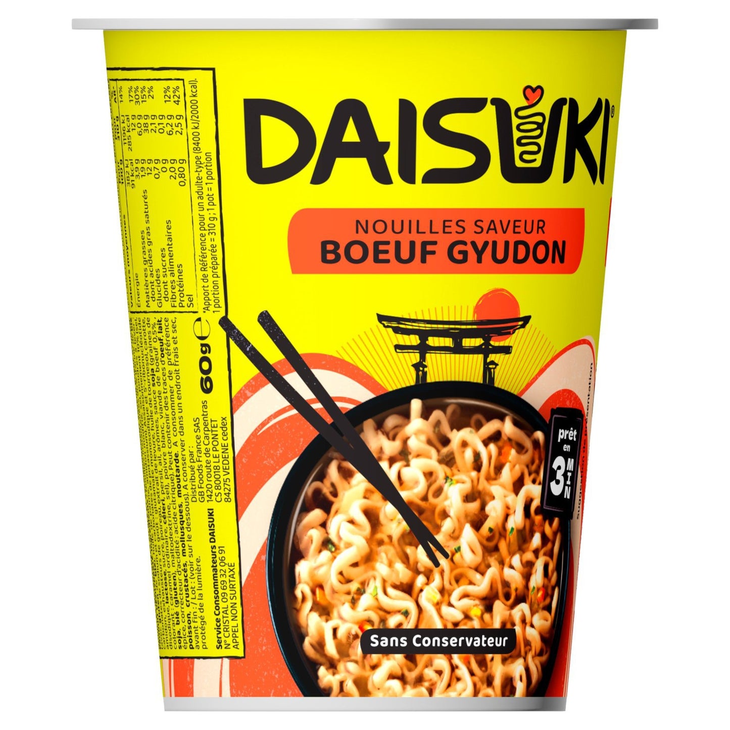 DAISUKI-Rindfleischnudeln