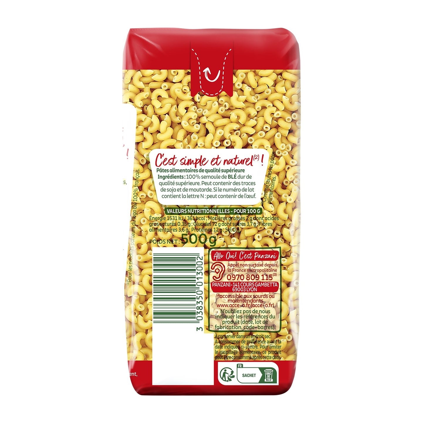 PANZANI Shell Pasta