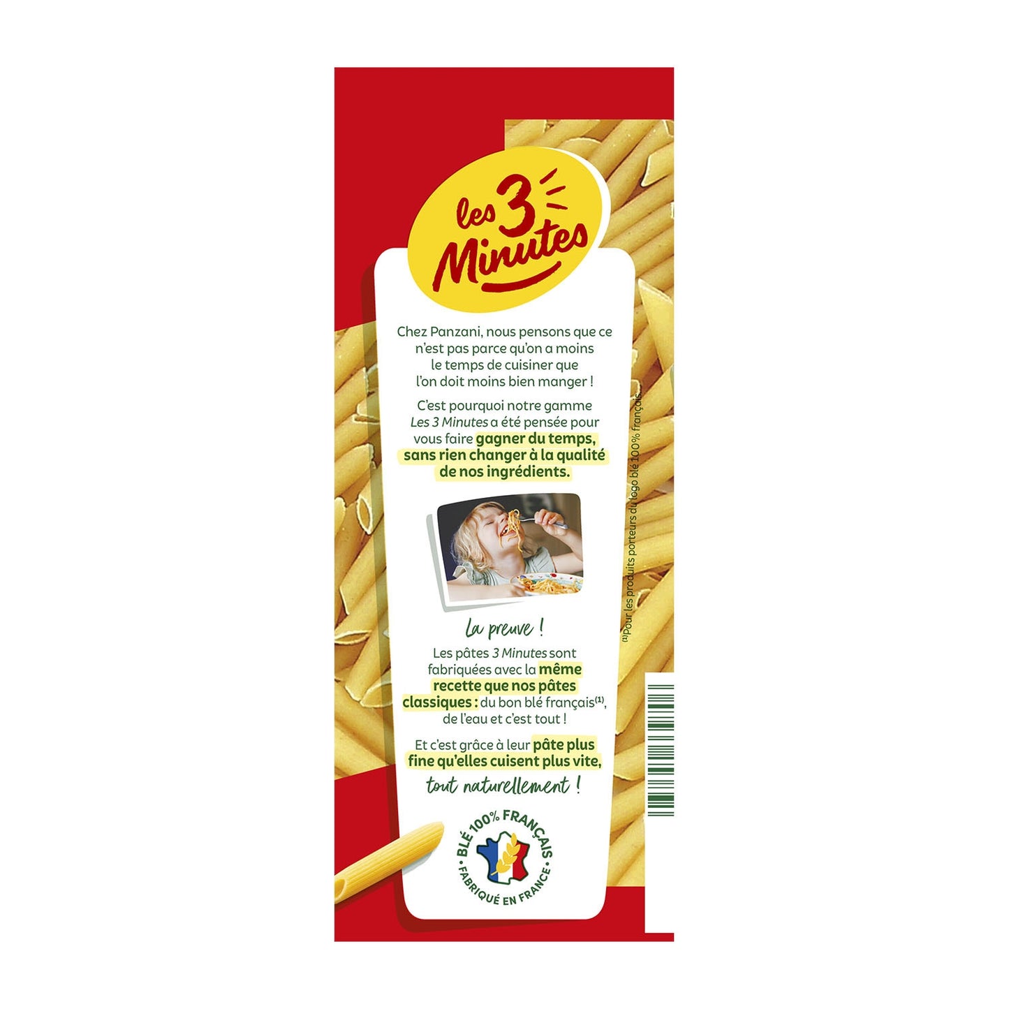 PANZANI 3 Minute Penne Pasta