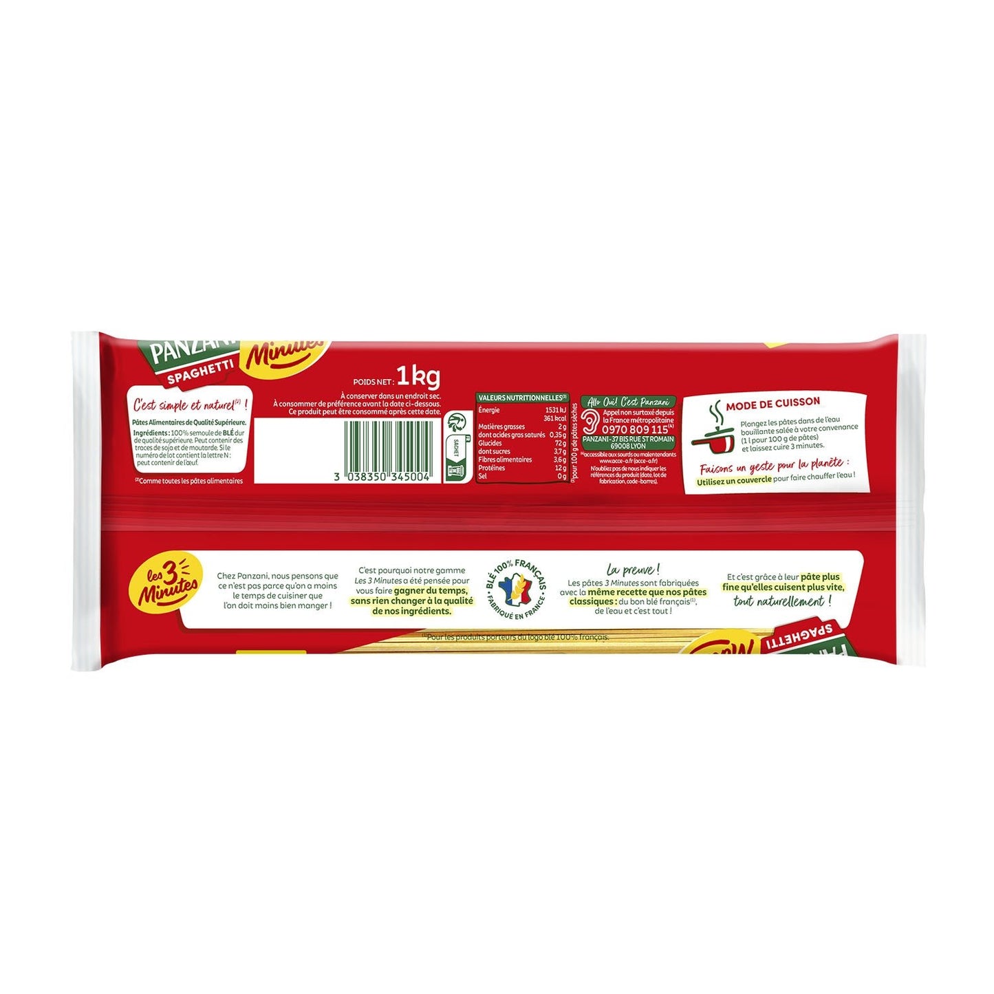 PANZANI 3 Minute Spaghetti Pasta