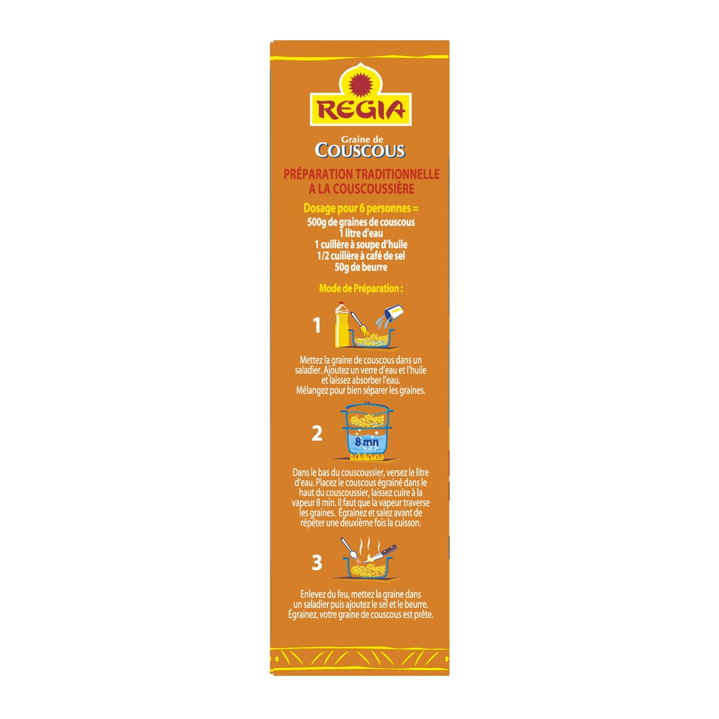 REGIA Medium Couscous Grain