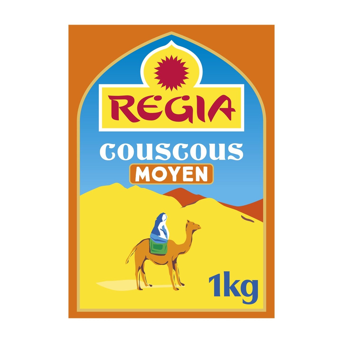 Graine de Couscous Moyenne REGIA le paquet de 1 kg