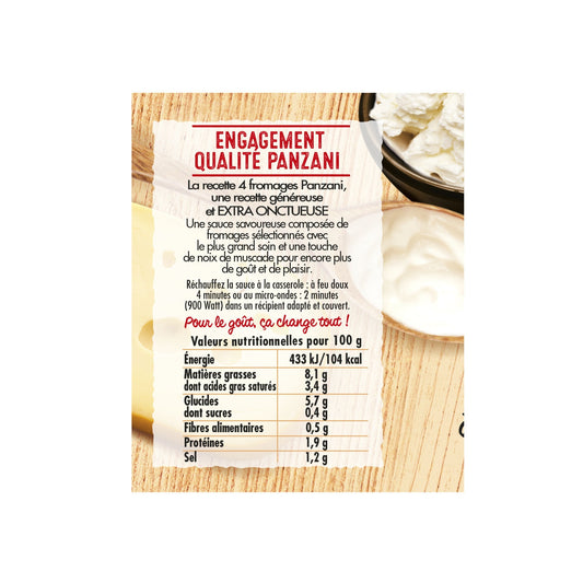 PANZANI 4 Cheese Sauce