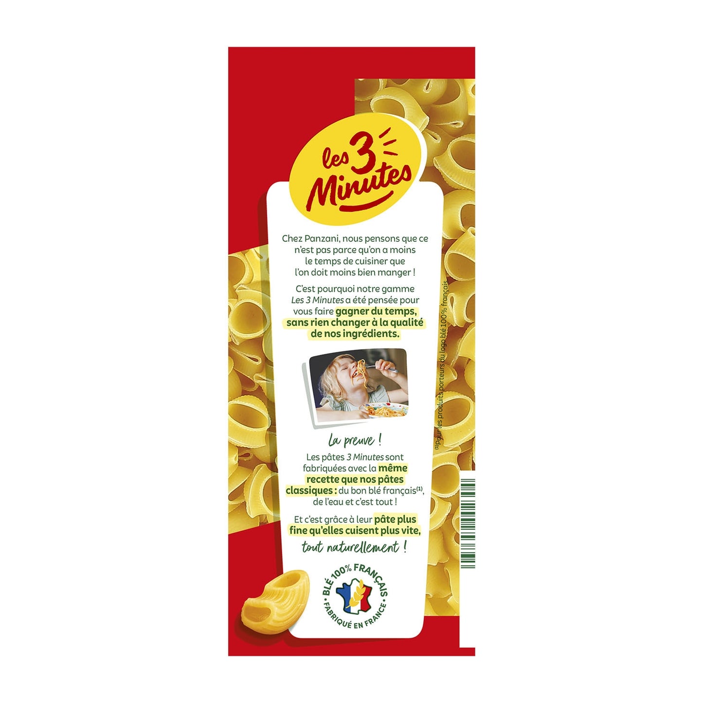 PANZANI 3 Minute Striped Elbow Pasta