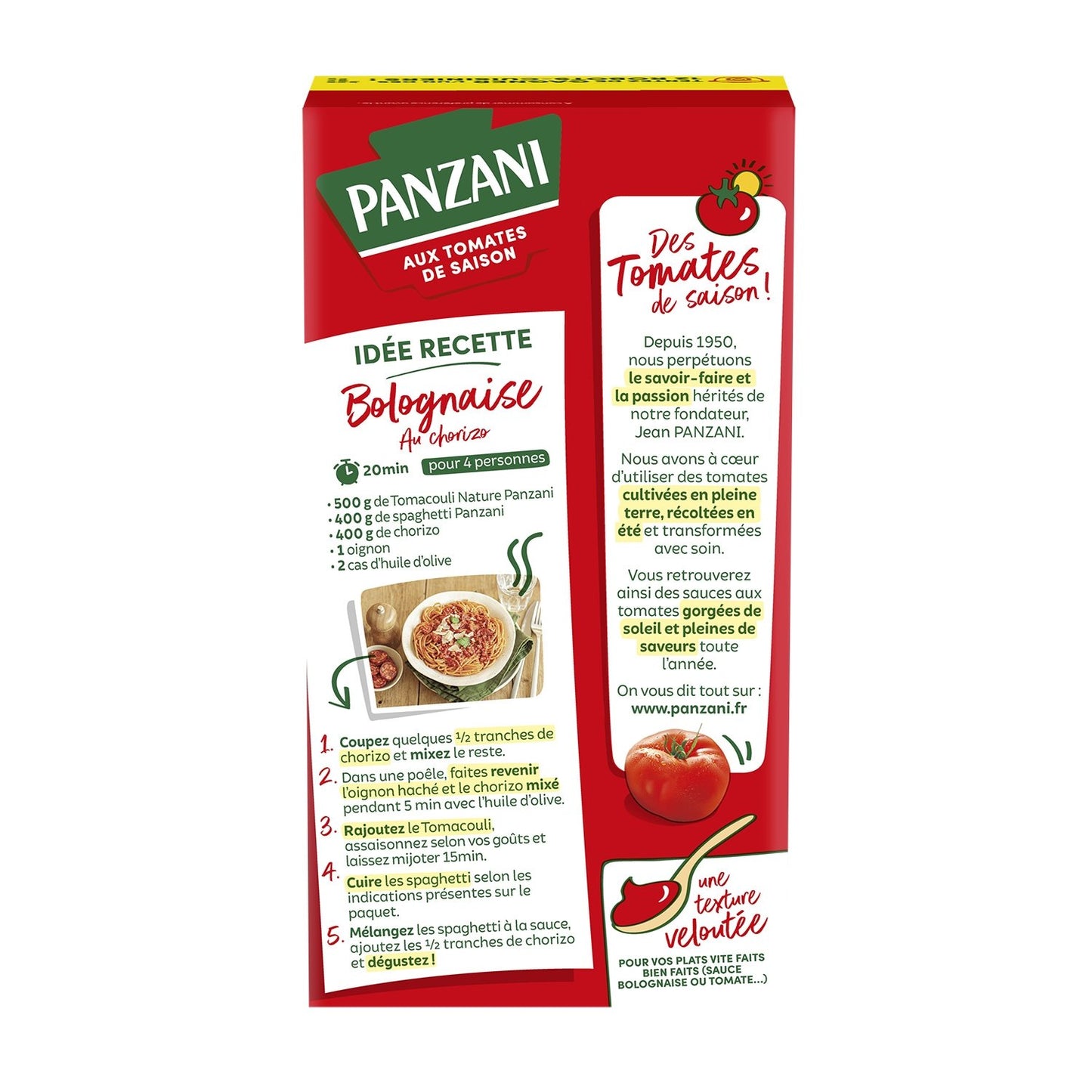 Tomacouli PANZANI Tomatenpüree