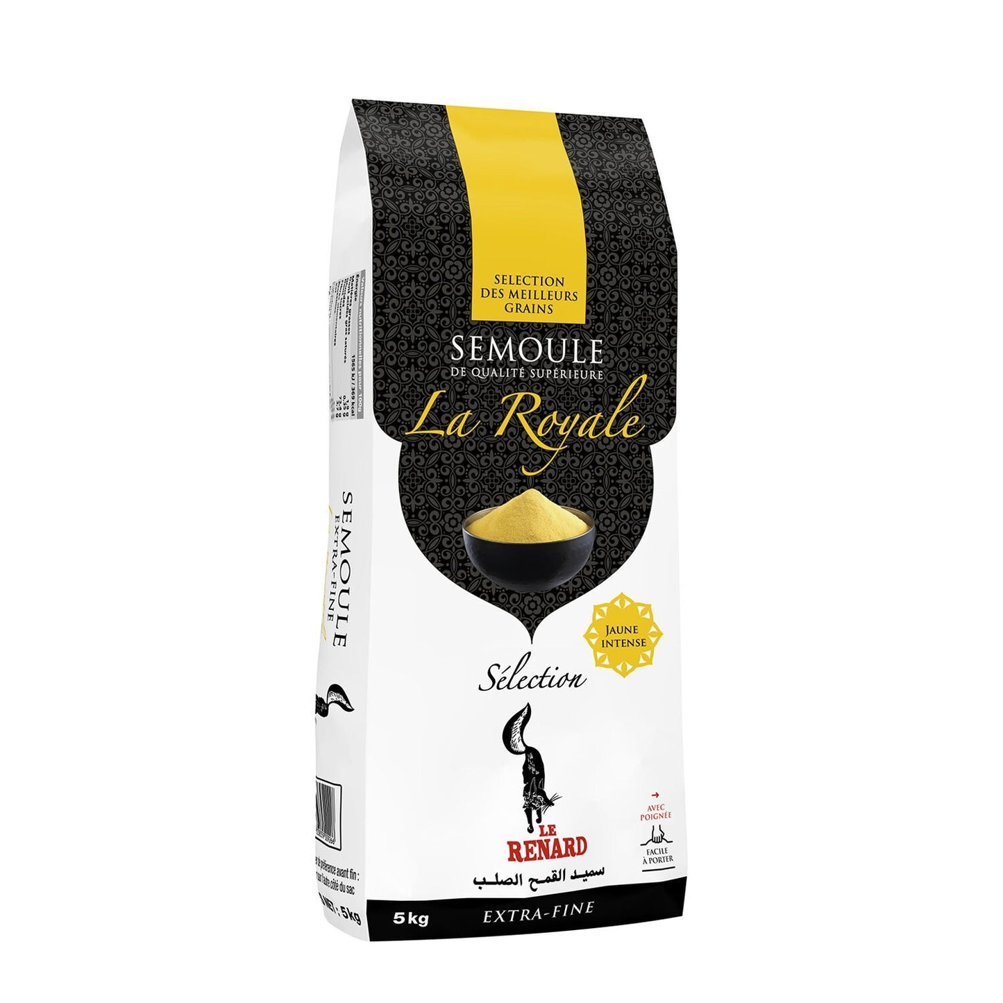 Semoule de Blé Dur Extra-Fine LE RENARD le sac de 5Kg