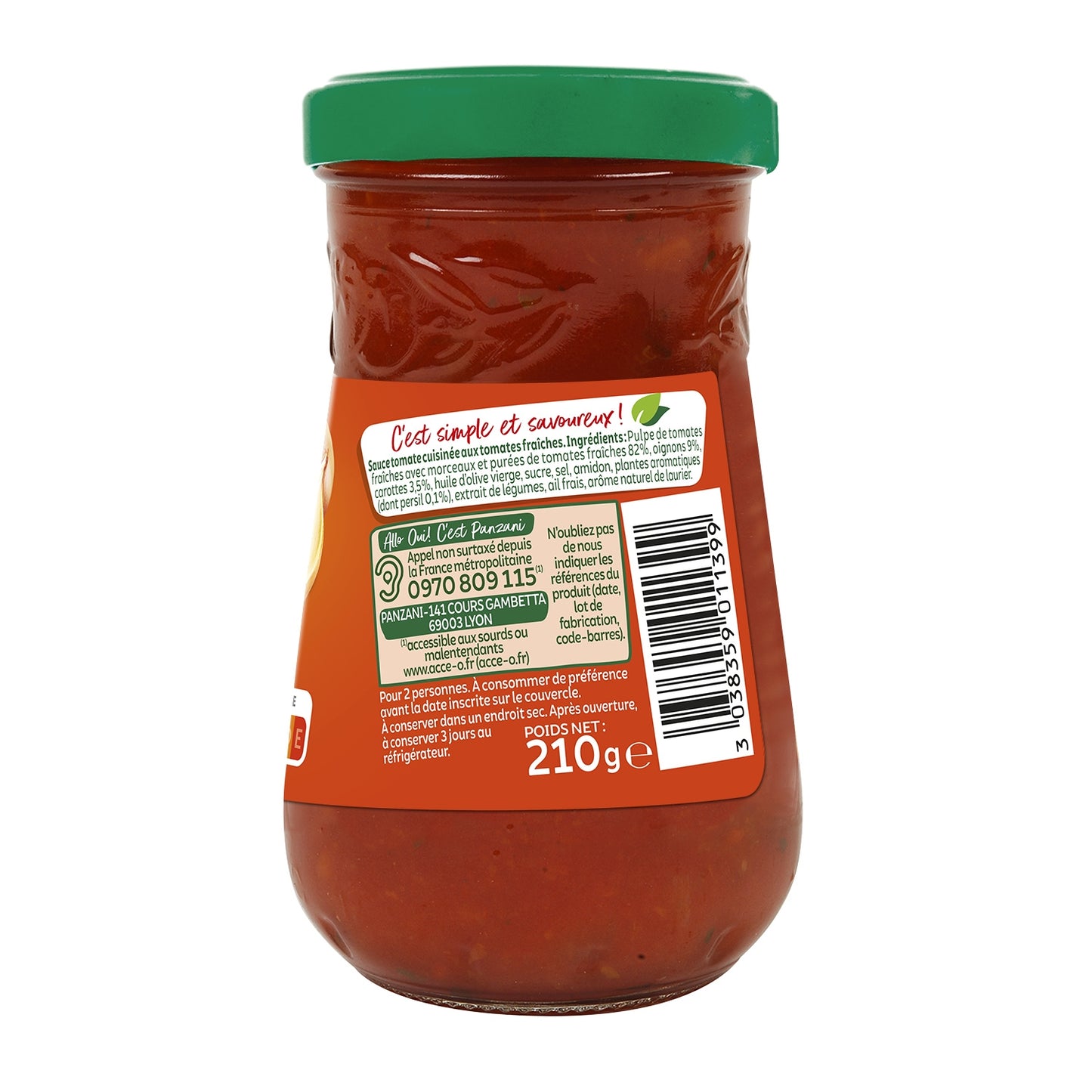 PANZANI Gekochte Tomatensauce