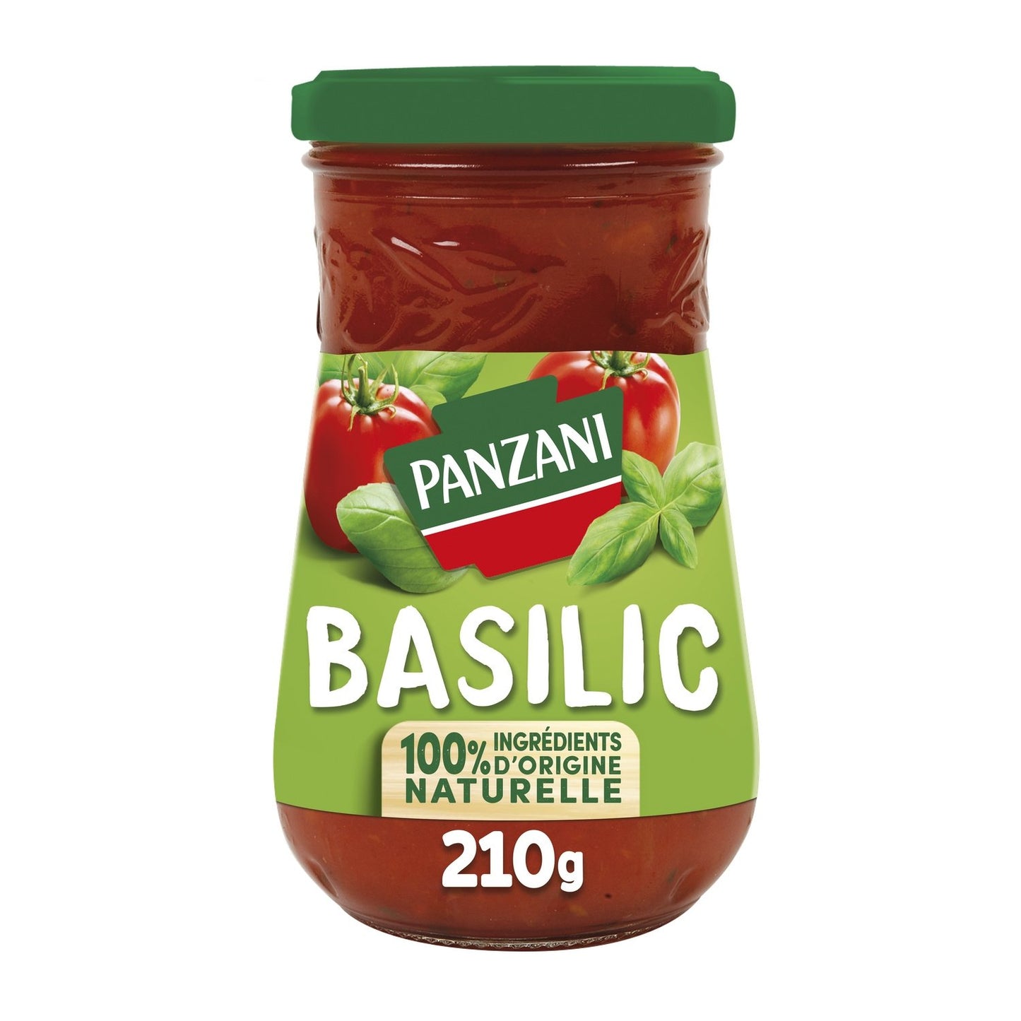 Sauce Tomate Basilic PANZANI le pot de 210g