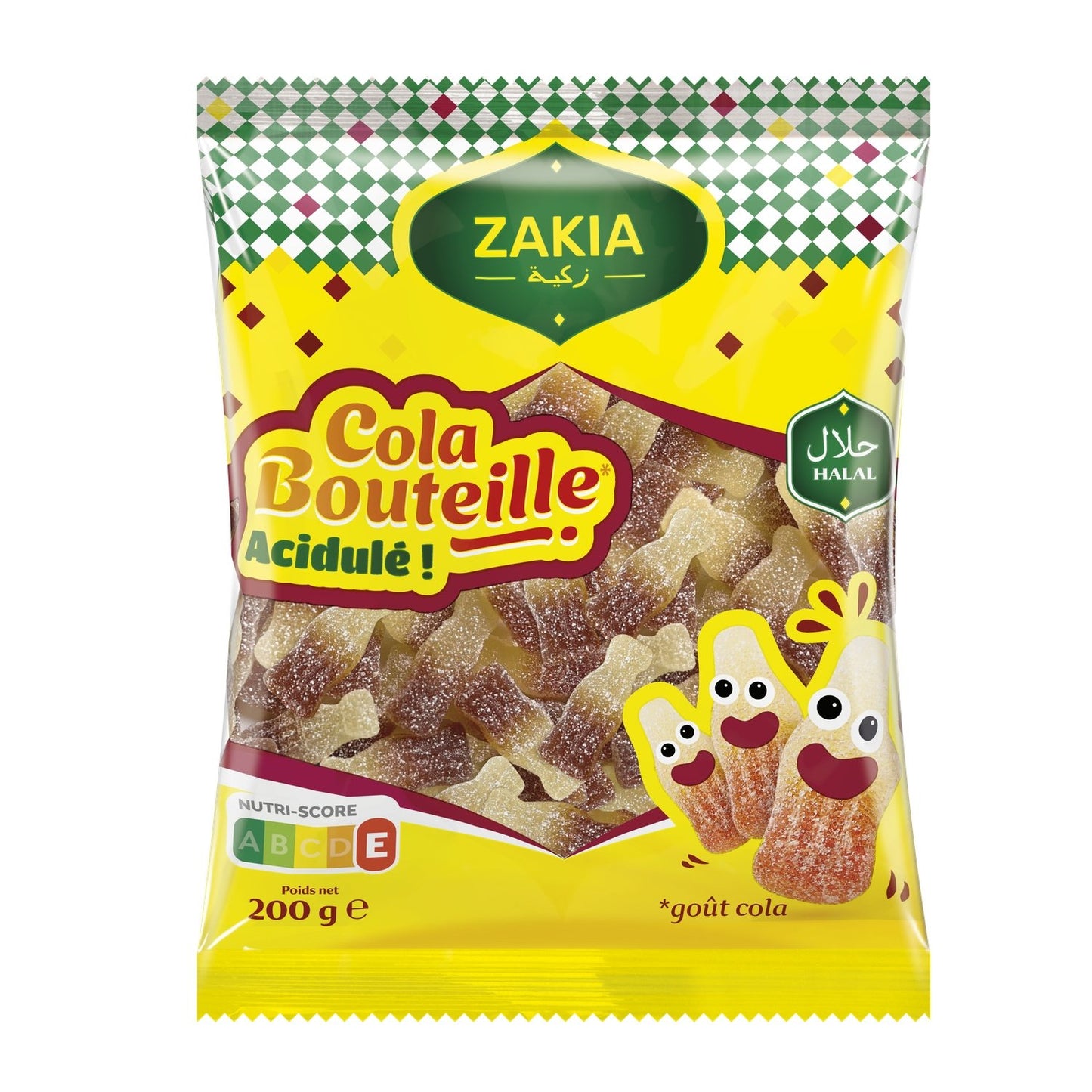 Bonbons Cola Halal ZAKIA le paquet de 200g