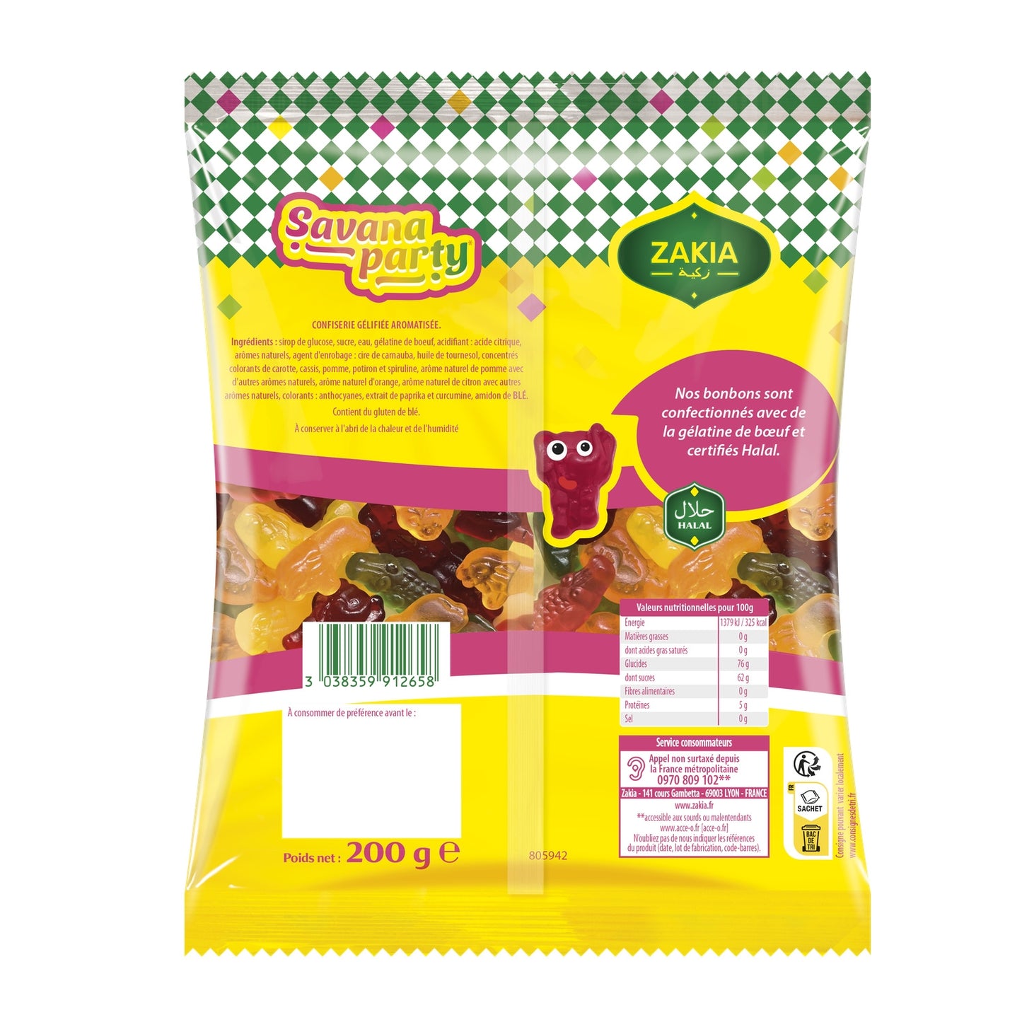 Savana Party Halal ZAKIA Candy