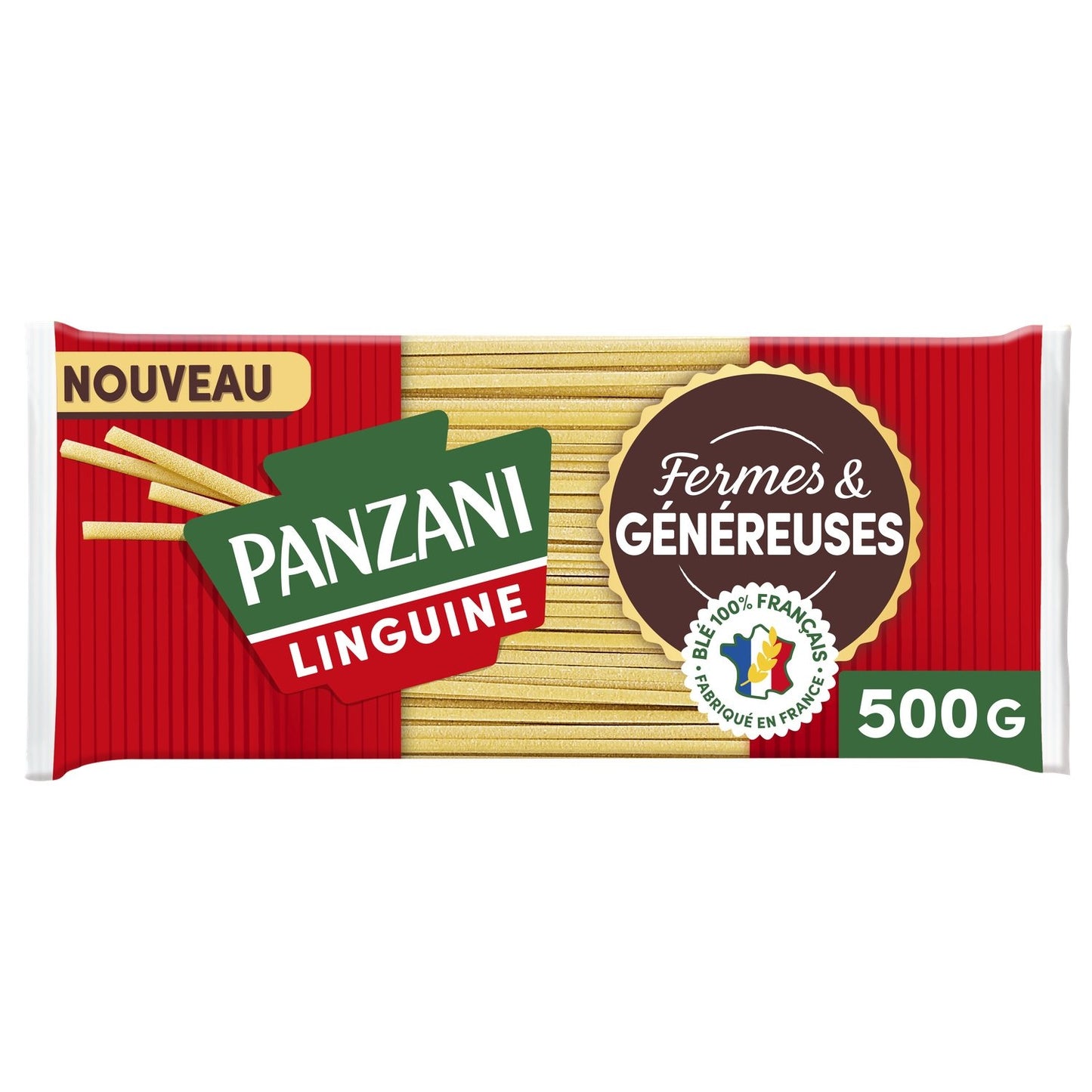 Pâtes Linguine Fermes & Généreuses PANZANI le paquet de 500g
