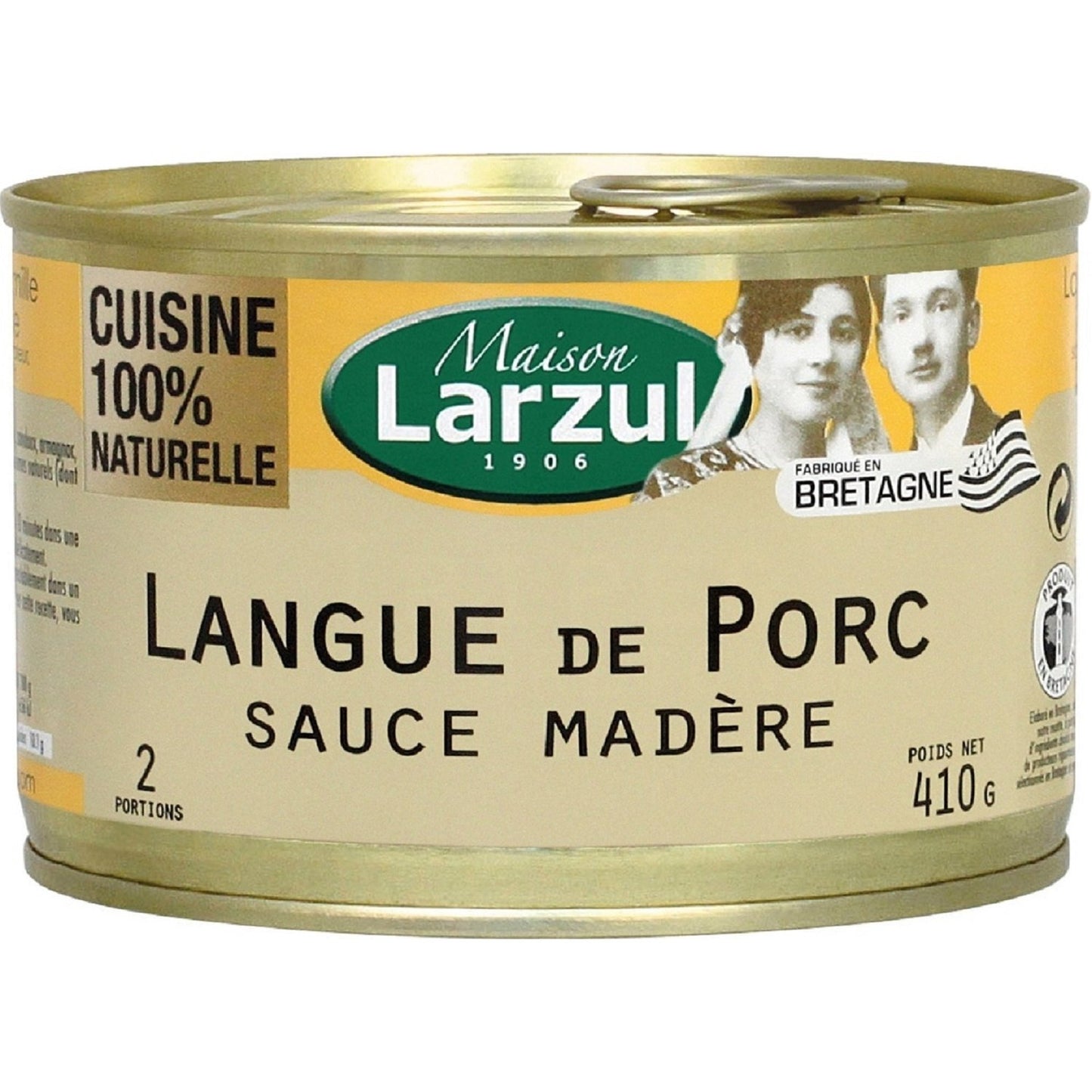 Langue de Porc Sauce Madère LARZUL la boite de 410 g