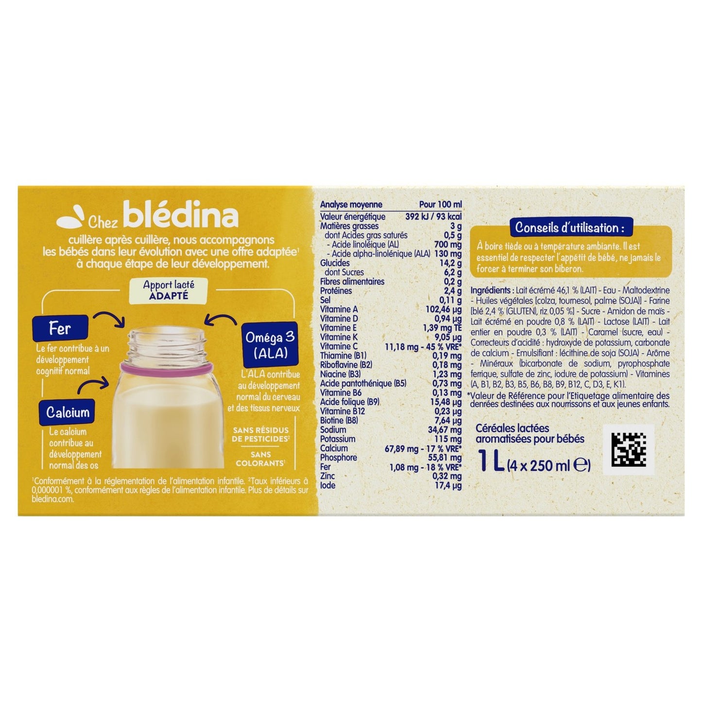 Baby-Getreide ab 6 Monaten Blédidej Keksgeschmack BLEDINA