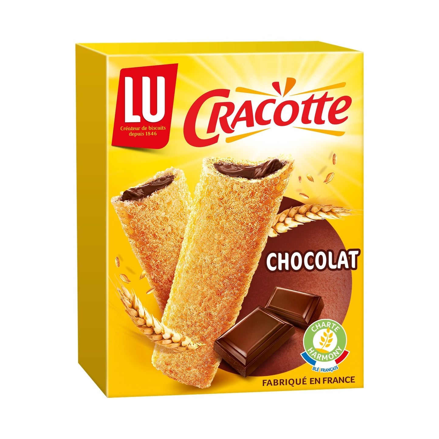 Biscottes Fourrées au Chocolat Cracotte LU