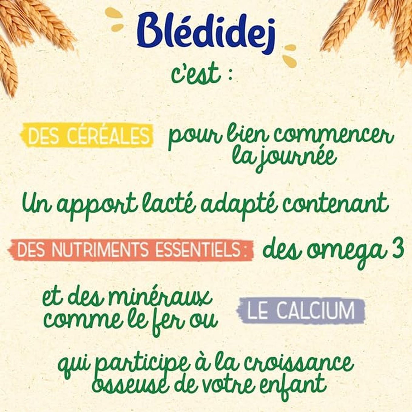 Baby Cereals From 6 Months Vanilla Flavor Blédidej BLEDINA