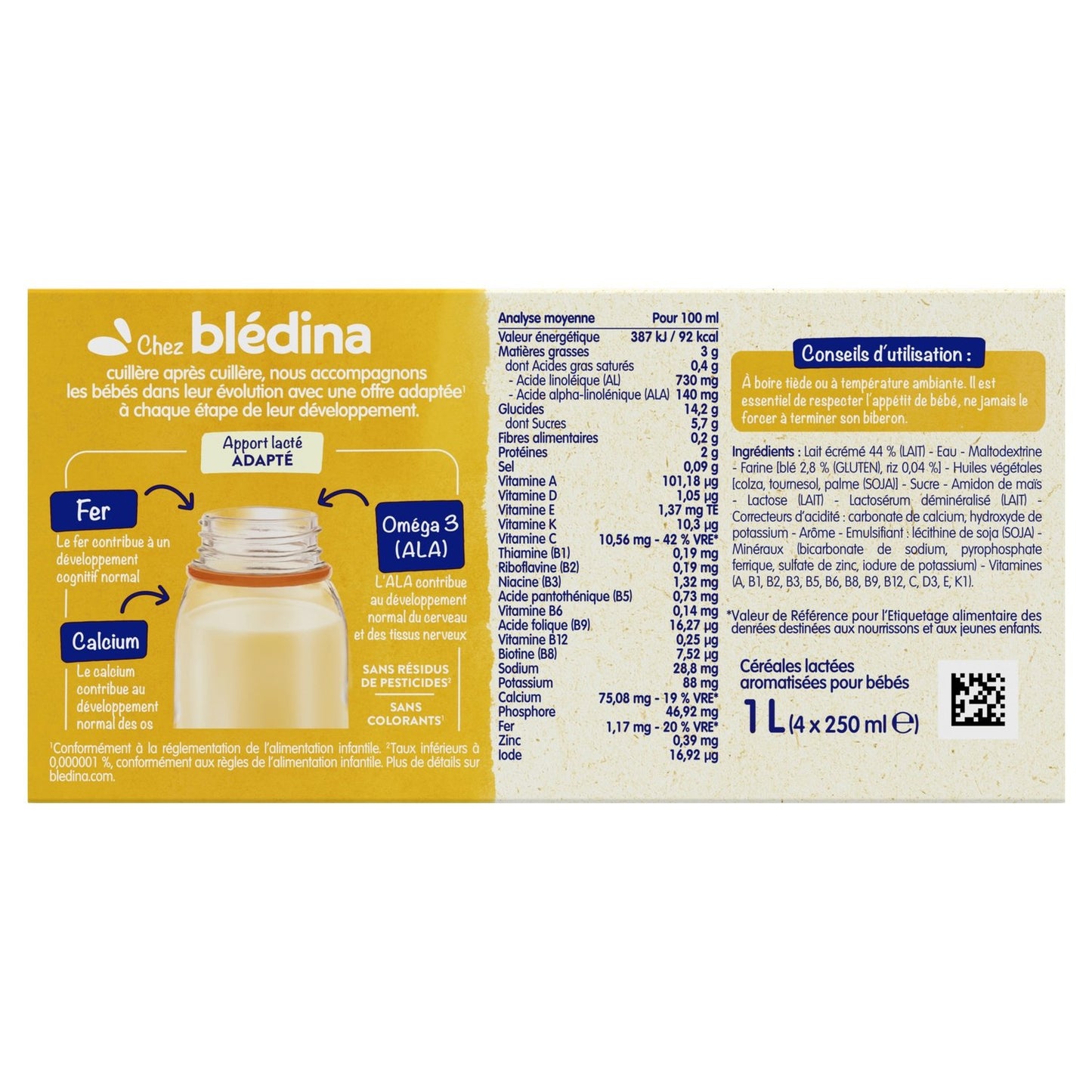 Baby Cereals From 9 Months Madeleine Flavor Blédidej BLEDINA