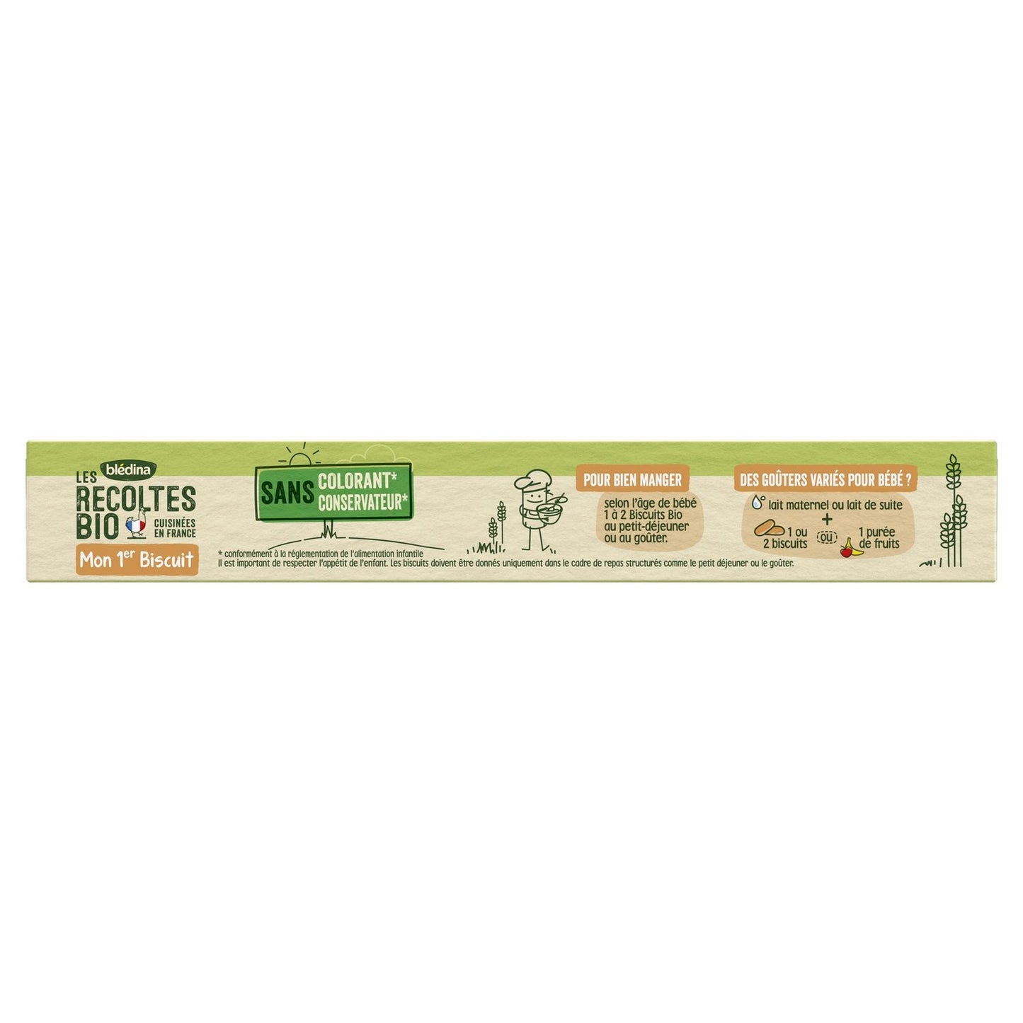 Babykekse ab 8 Monaten Nature les Récoltes Bio BLEDINA