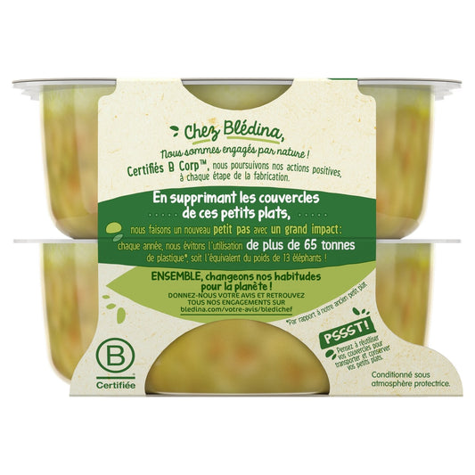 Babygericht ab 12 Monaten Zucchini-Makkaroni-Fondue Blédichef BLEDINA