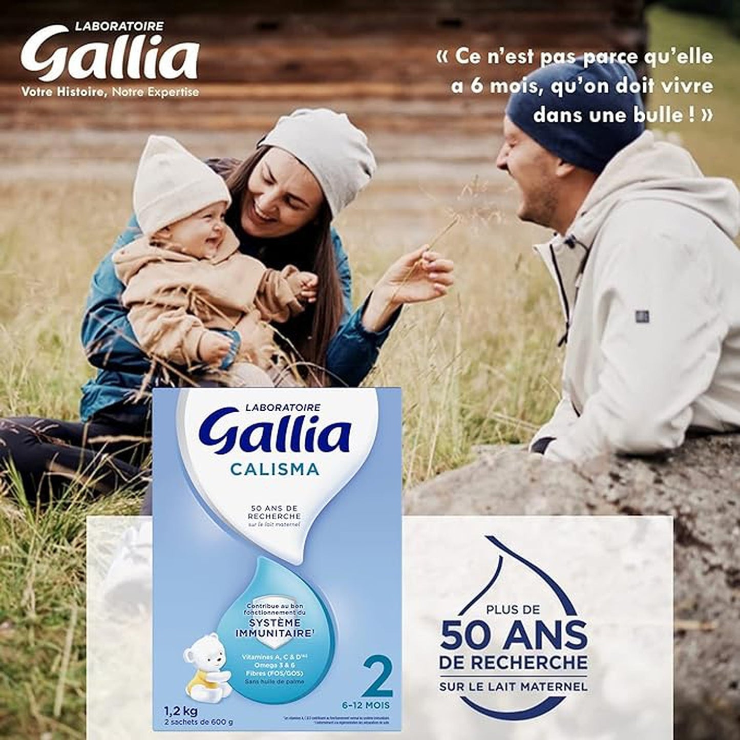 Calisma GALLIA Powdered Baby Milk 2nd Age 6-12 Months