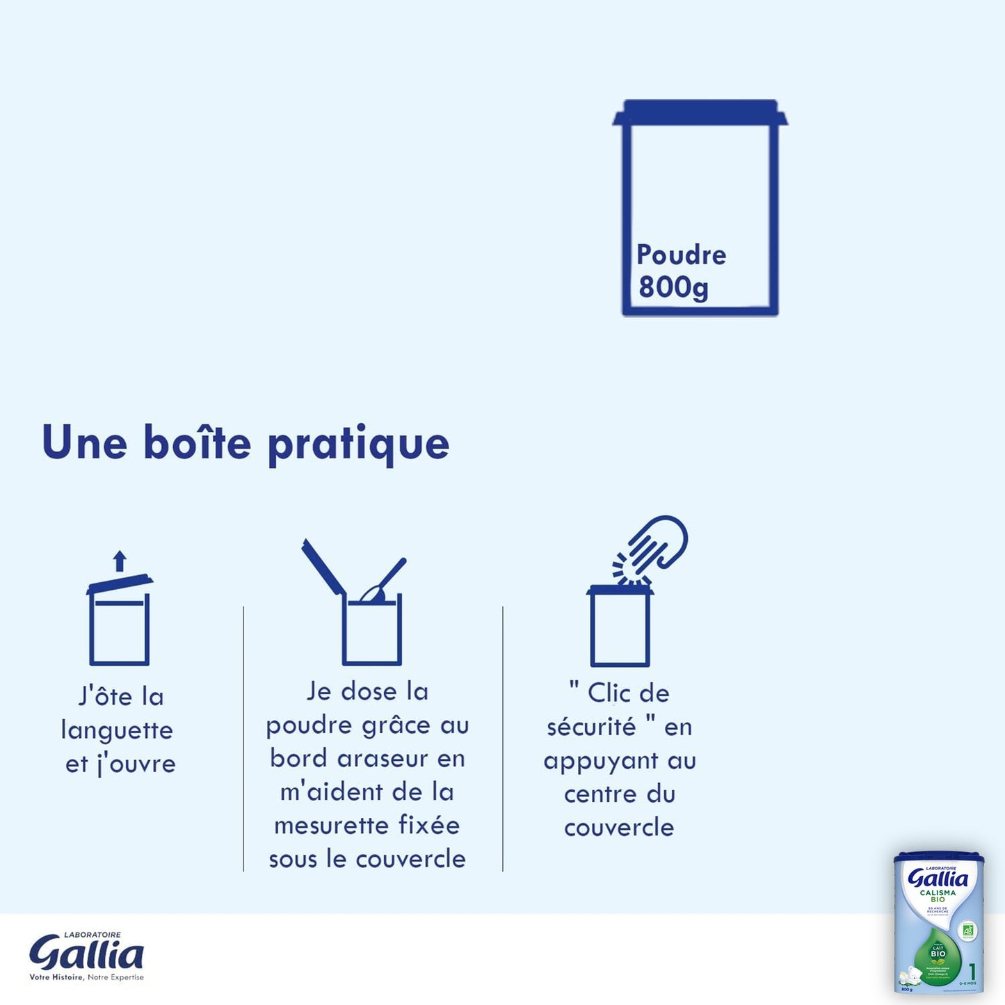 Bio Calisma GALLIA Babymilchpulver 1. Lebensjahr ab Geburt