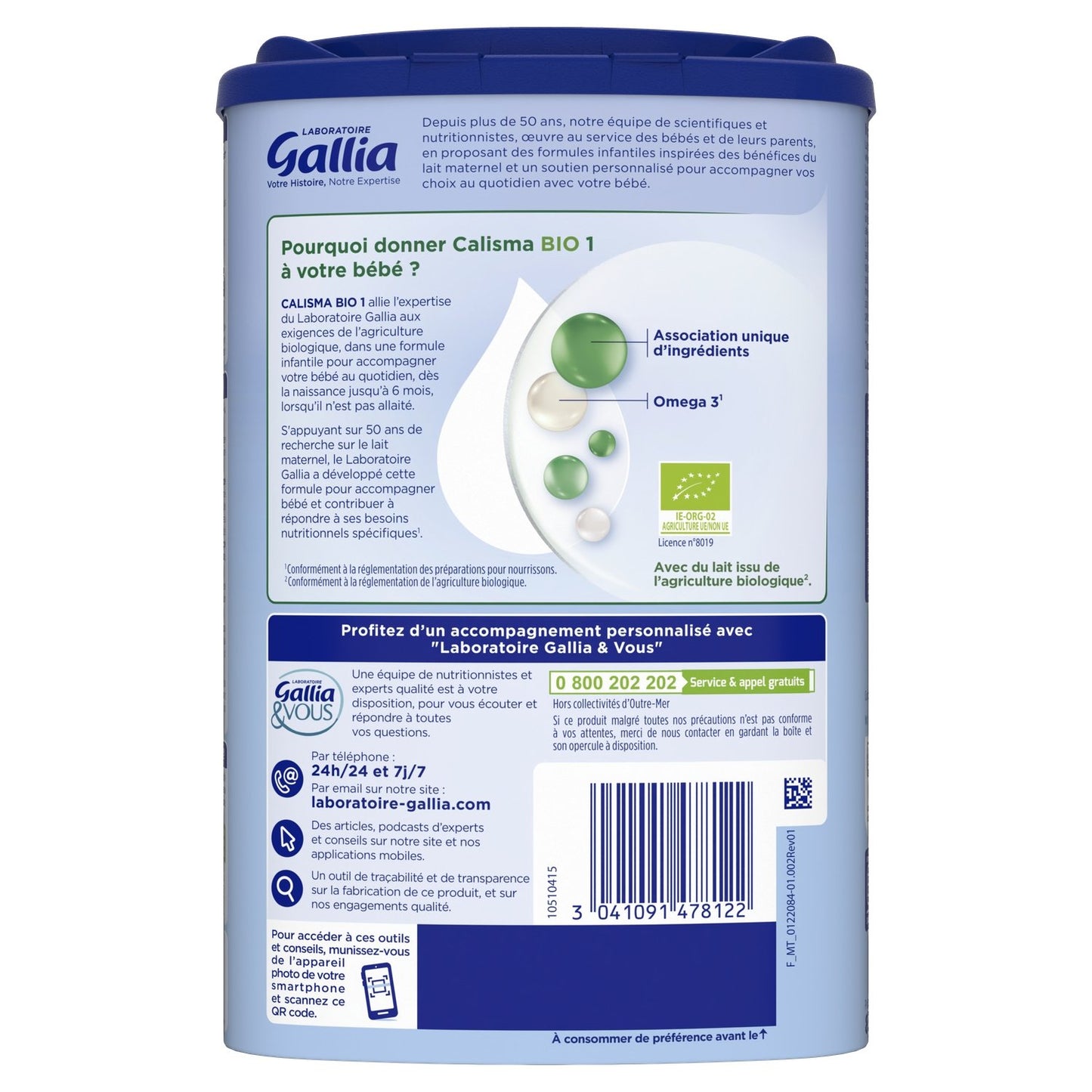Bio Calisma GALLIA Babymilchpulver 1. Lebensjahr ab Geburt