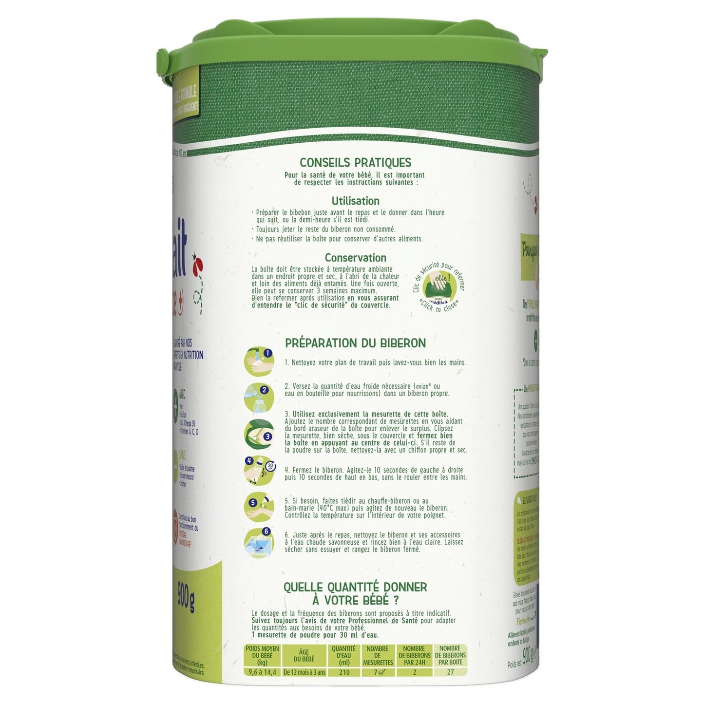 Baby Milk Powder 3rd Age From 12 Months Growth + BLEDINA