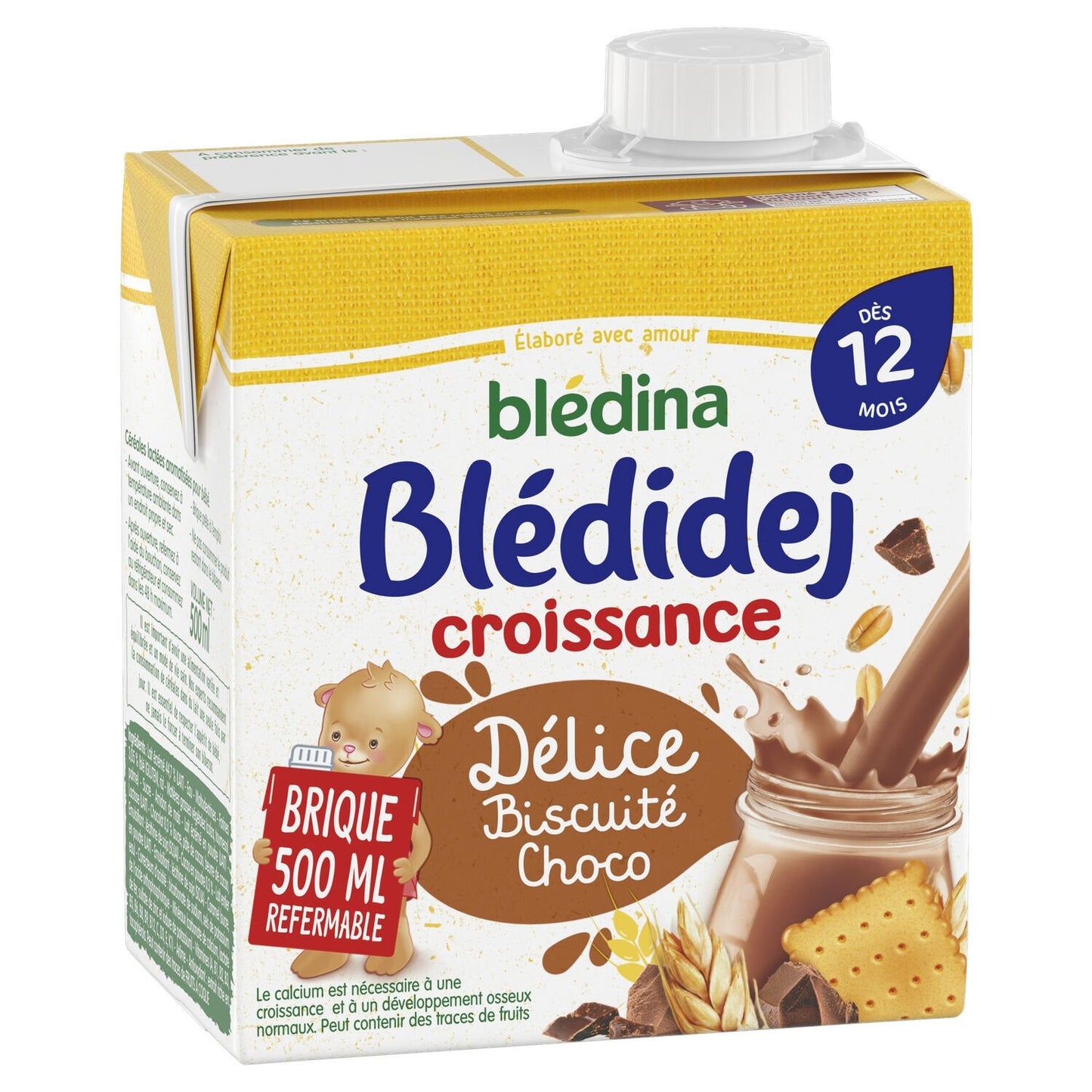 Baby-Getreide ab 12 Monaten Geschmack Keks Delight Choco Wachstum Blédidej BLEDINA
